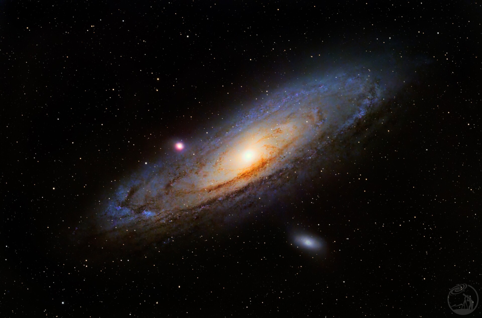 7级光害下的M31