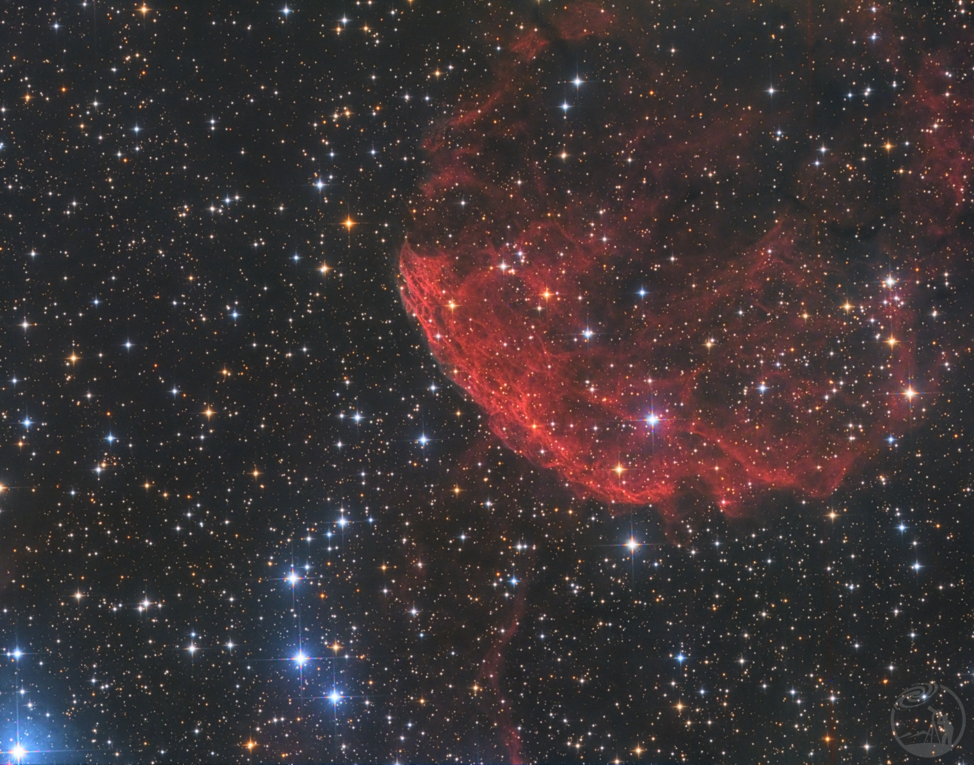 IC443水母星云局部