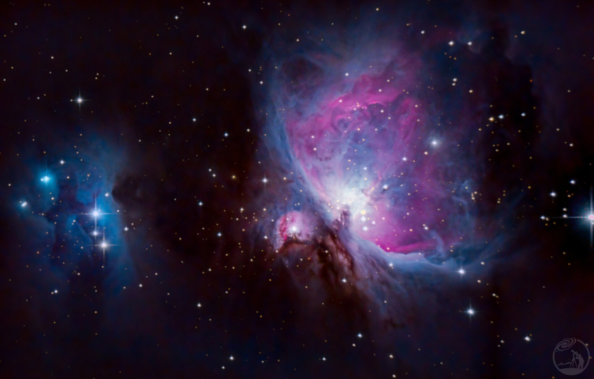 10.1 累计曝光1小时猎户座大星云