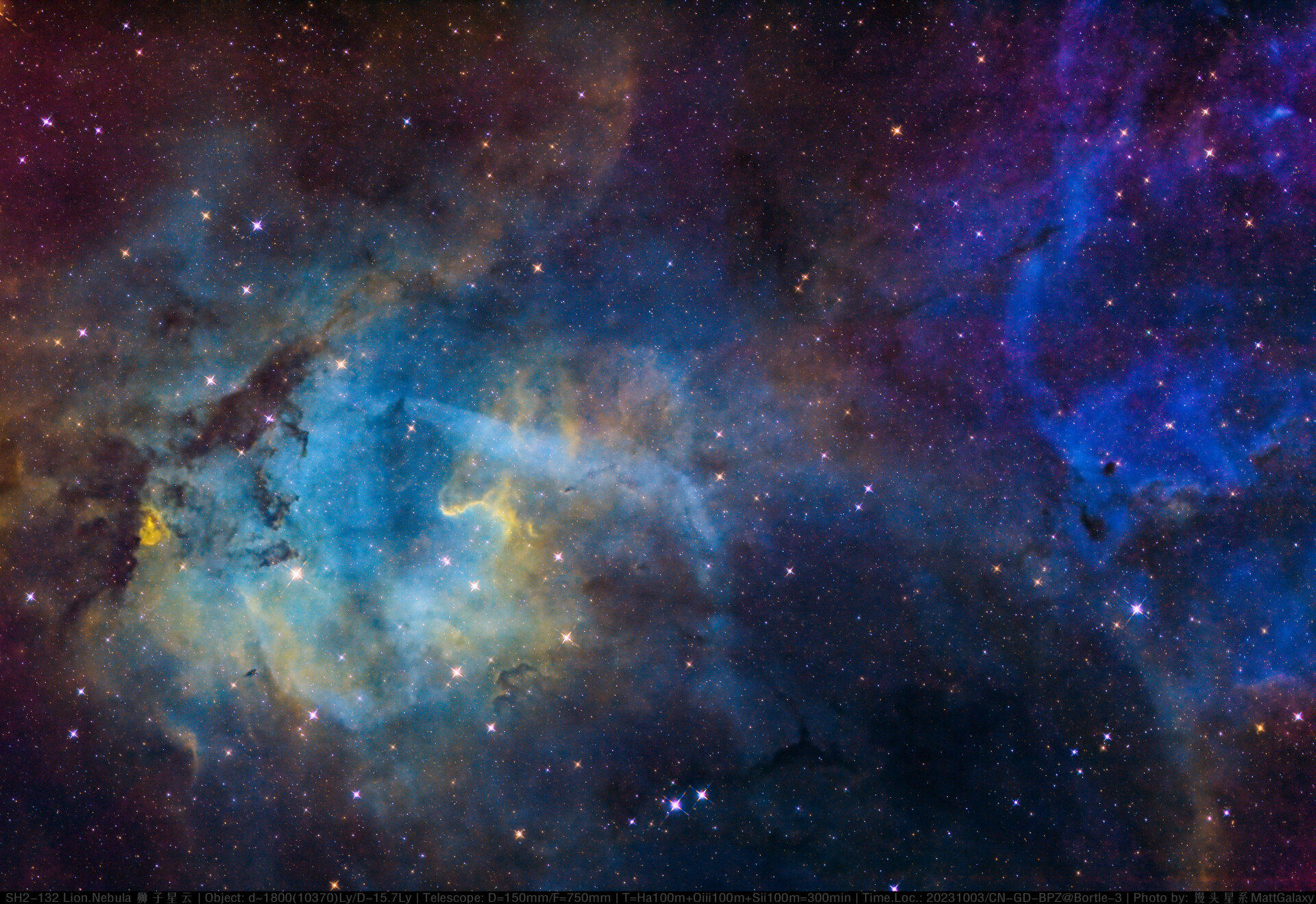SH2-132 Lion.Nebula 狮子星云