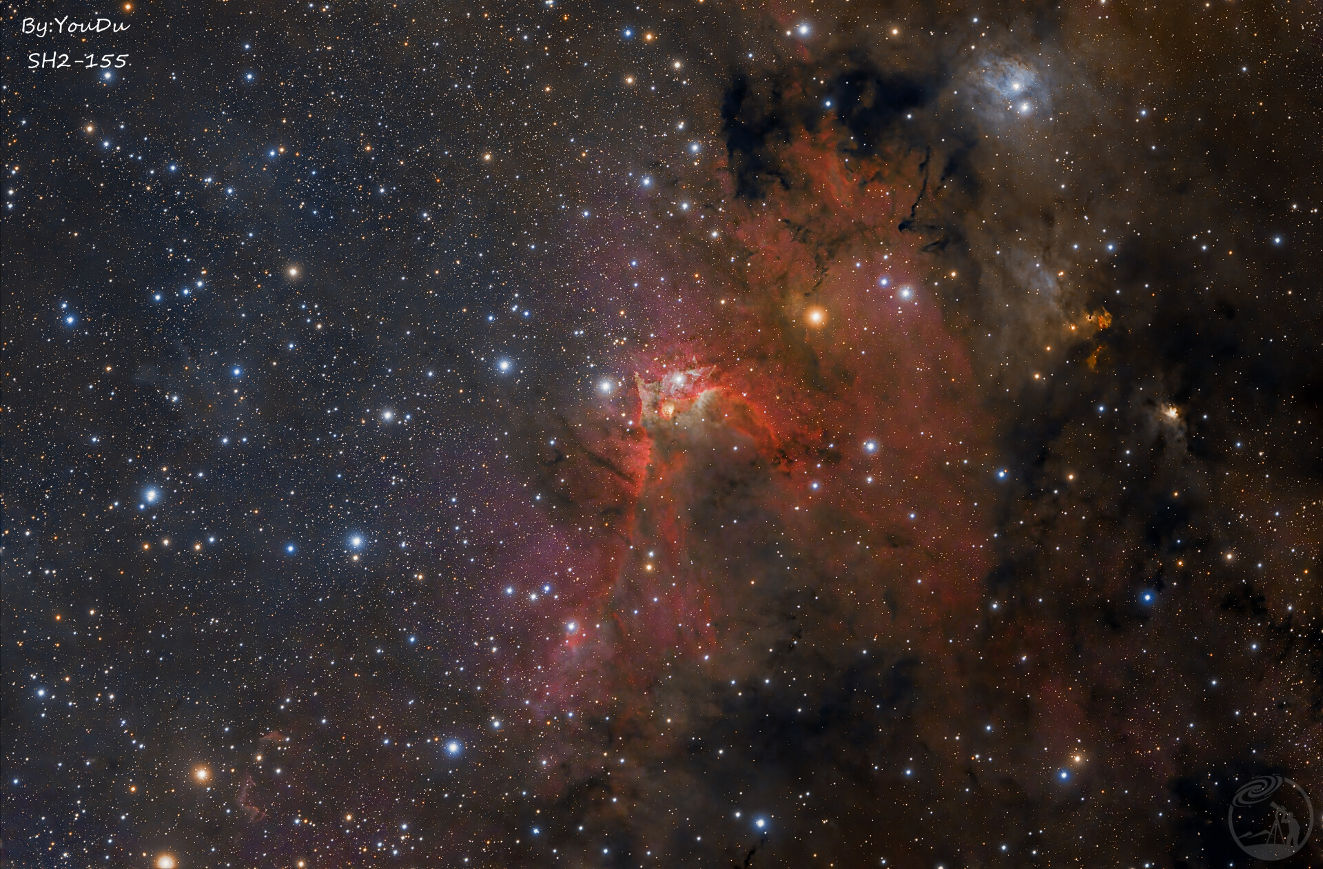 SH2-155洞穴星云
