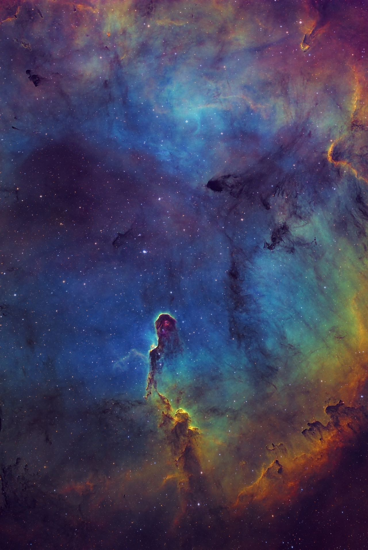 绝对黑区每日一图素材 象鼻星云SHO