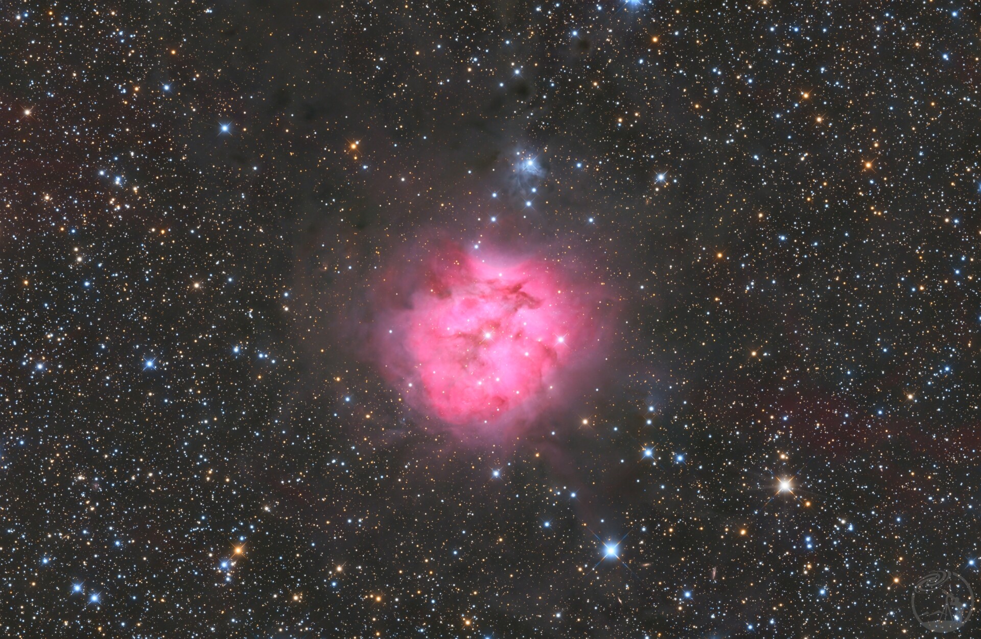 宇宙大草莓 - IC5146茧星云
