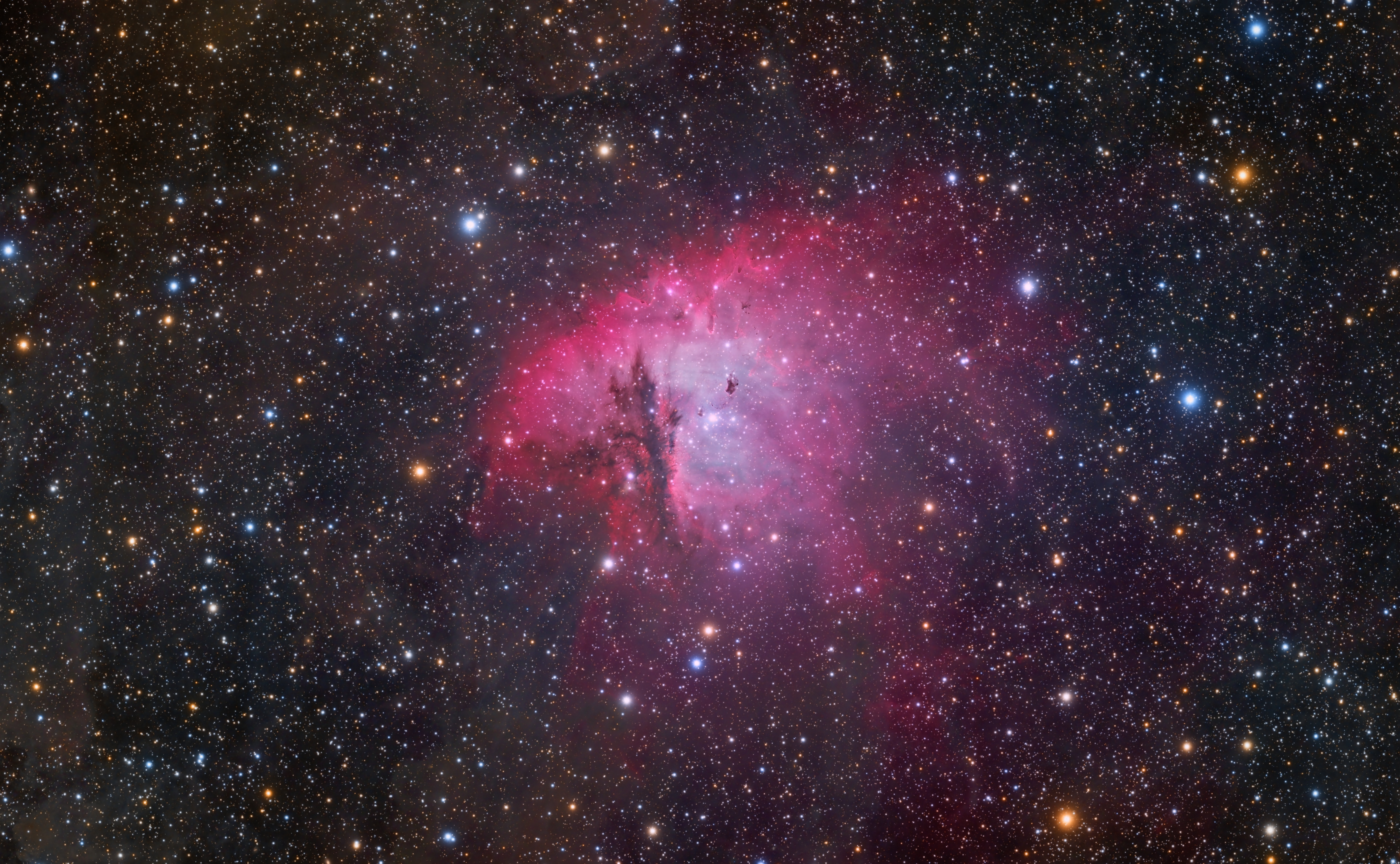 【154小时曝光】【远程每日一图素材】NGC281吃豆人星云