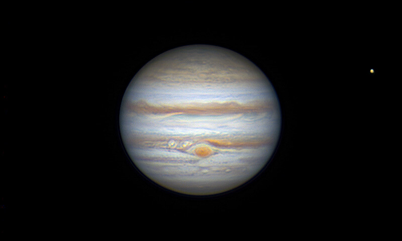 木星大红斑和木卫二10.29