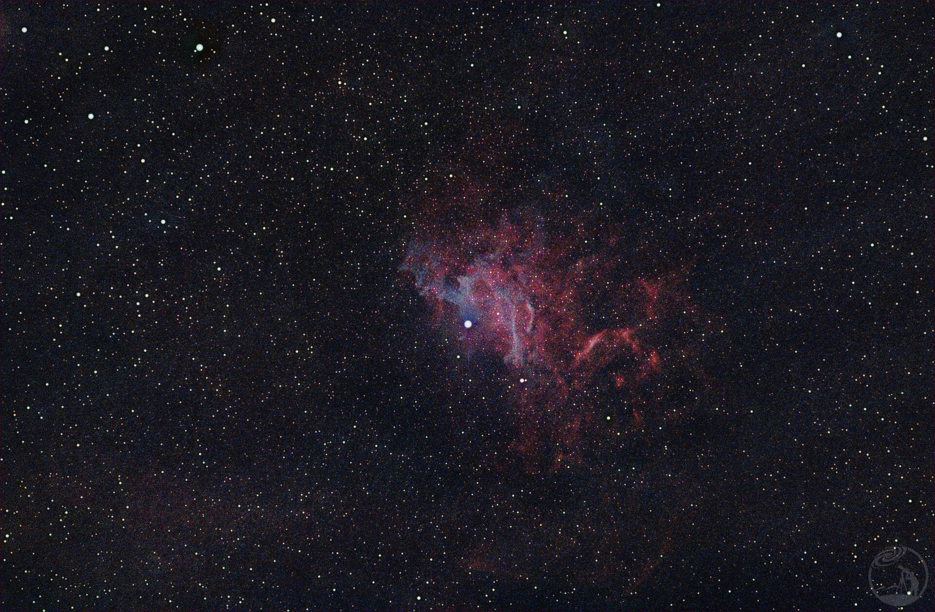 ic405  火焰星云