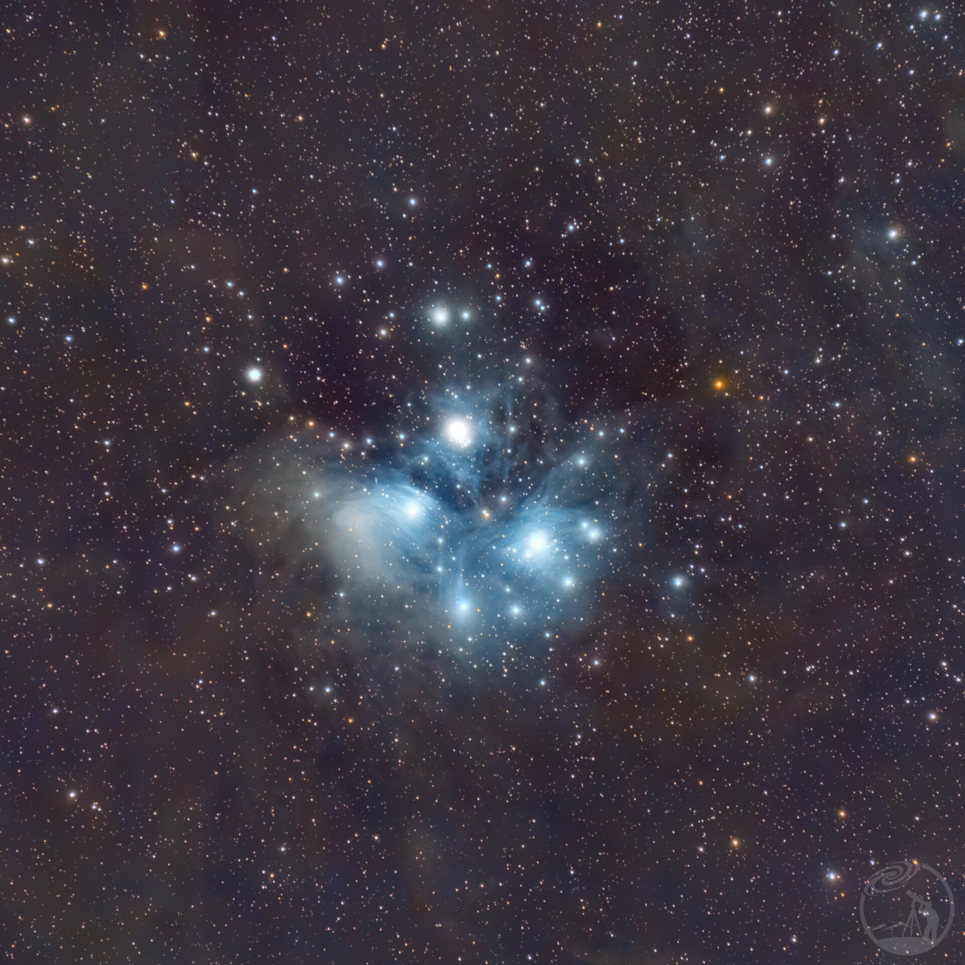 初冬的七姐妹：昴星团M45