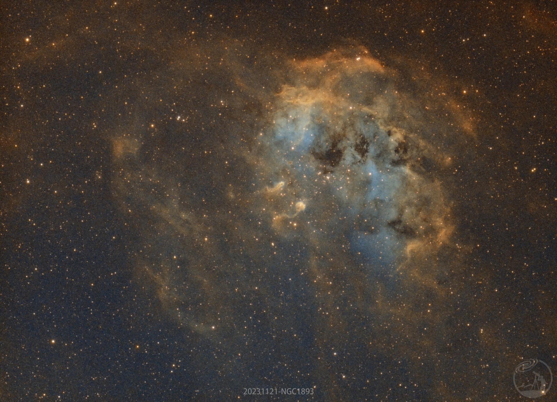 蝌蚪星云NGC1893