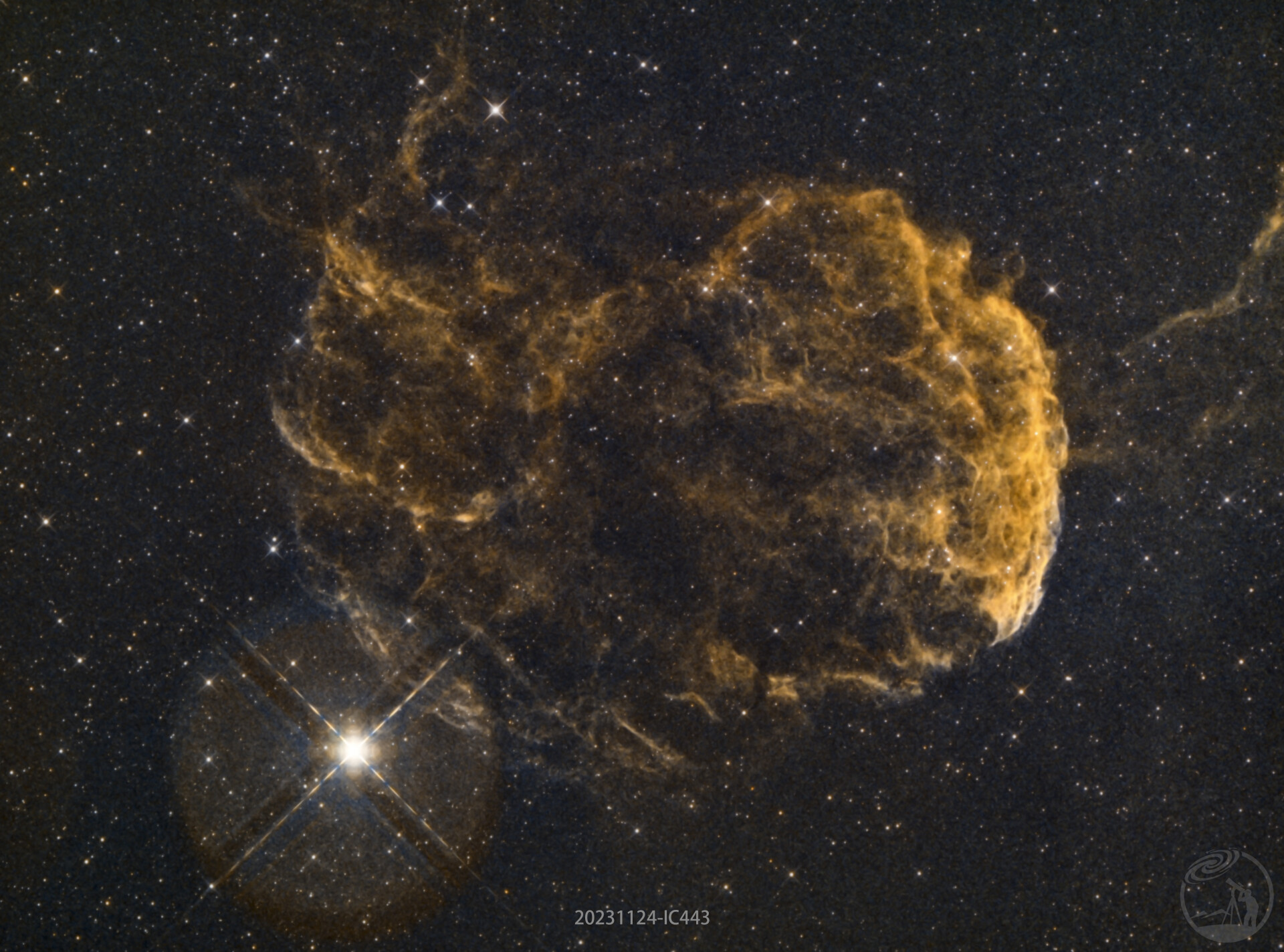水母星云IC443