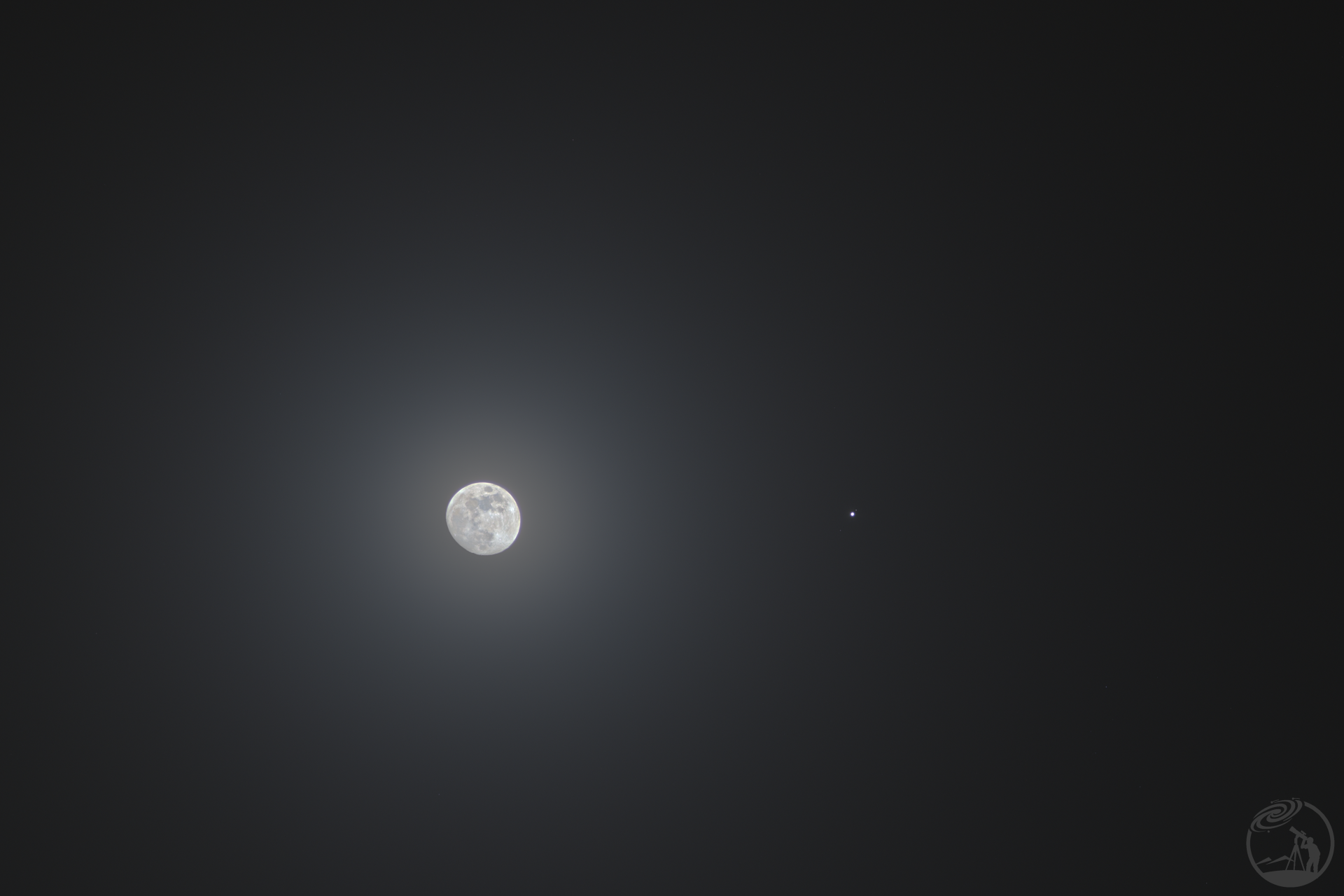 5组2ev超大光比HDR的木星伴月（非拼贴）