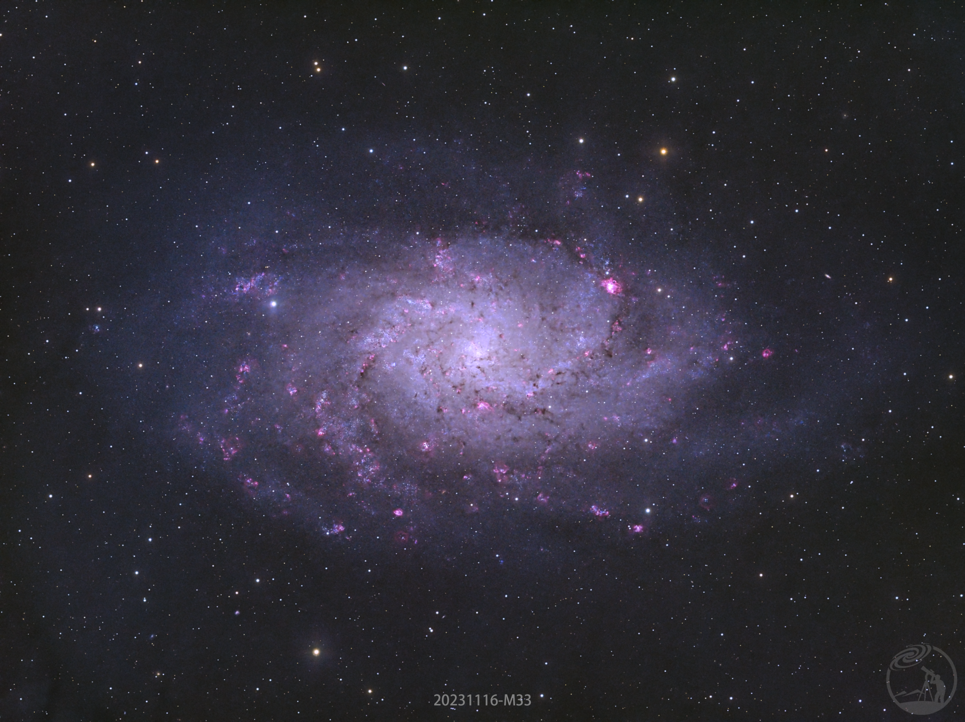三角星系M33