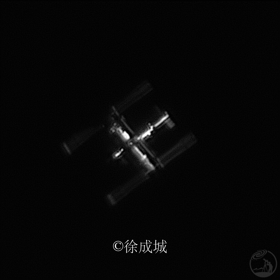 2023年12月4日中国空间站（天宫空间站）过境