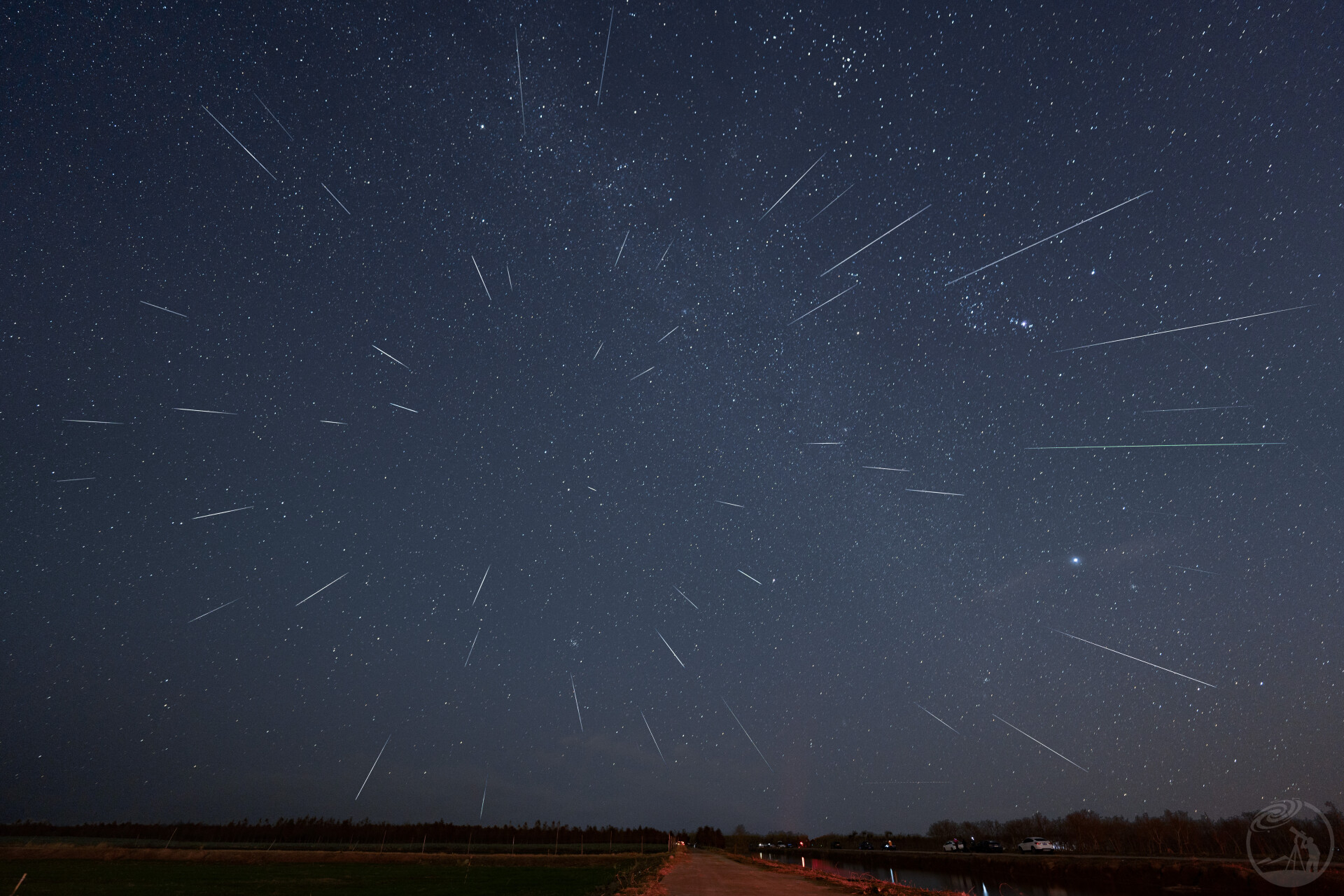 2023年东滩小街的双子座流星雨
