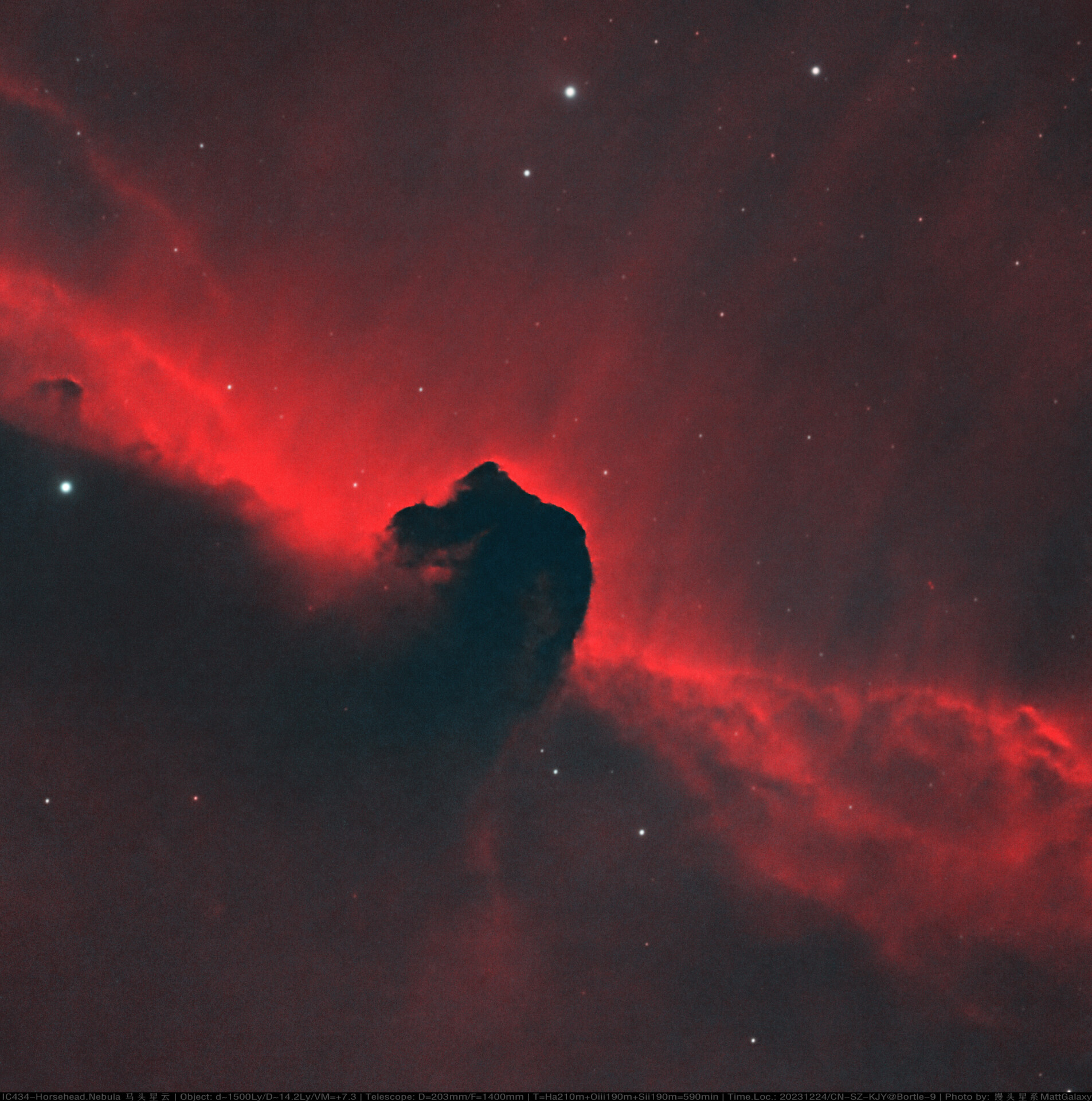 【9级深空系列】IC434-Horsehead.Nebula 马头星云