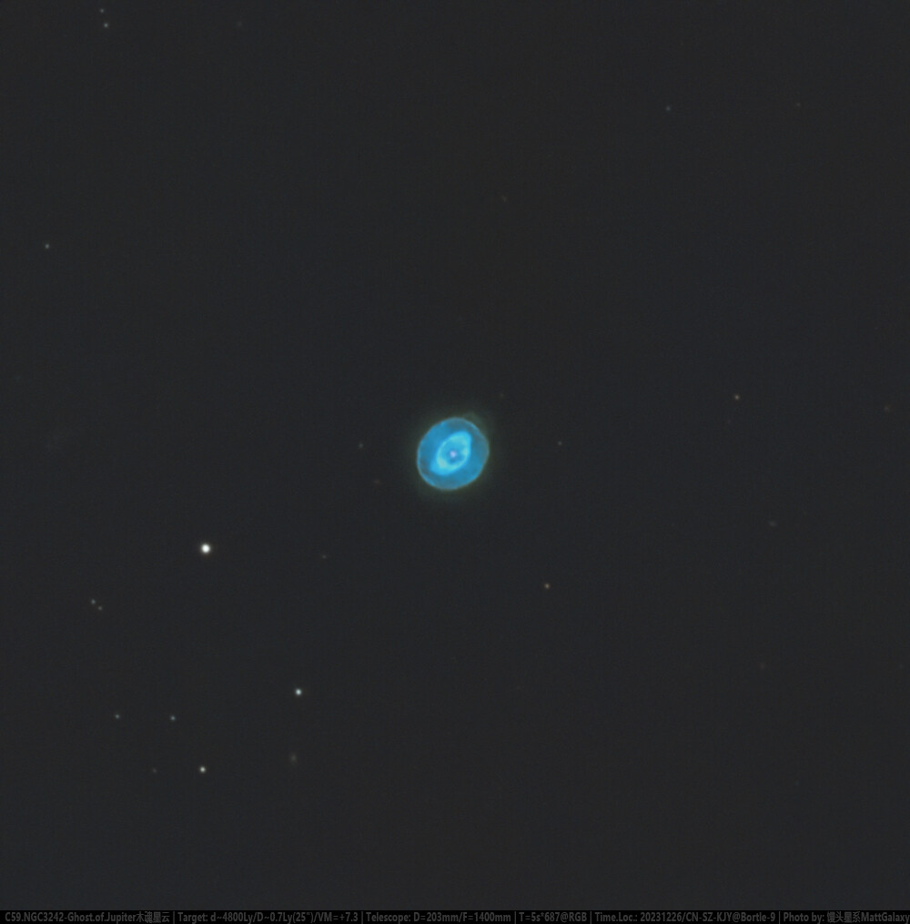 【9级深空系列】C59.NGC3242-Ghost.of.Jupiter木魂星云
