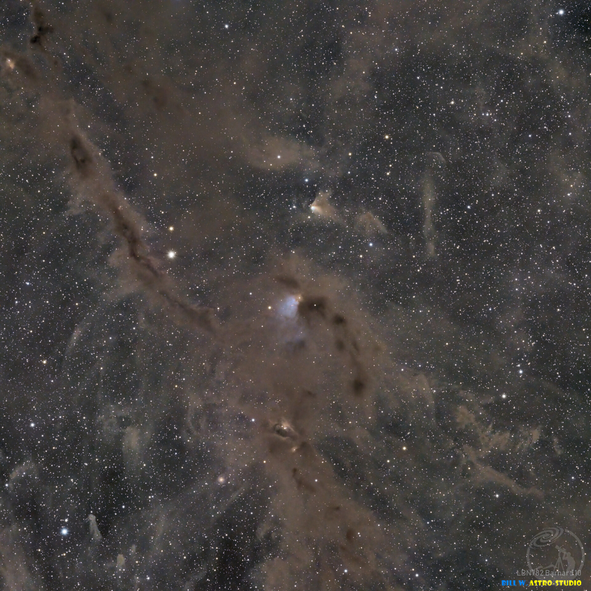 Barnard 10广域暗云气