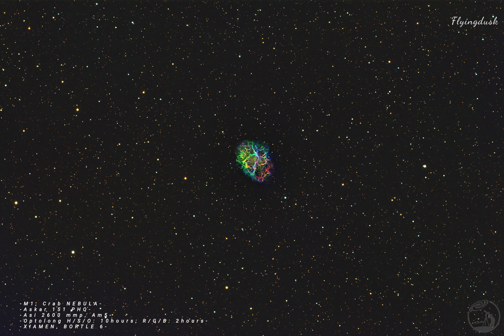 M1蟹状星云Crab Nebula