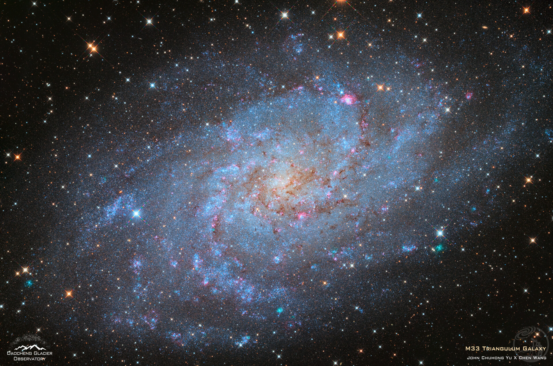 大口径的魅力——M33的星海