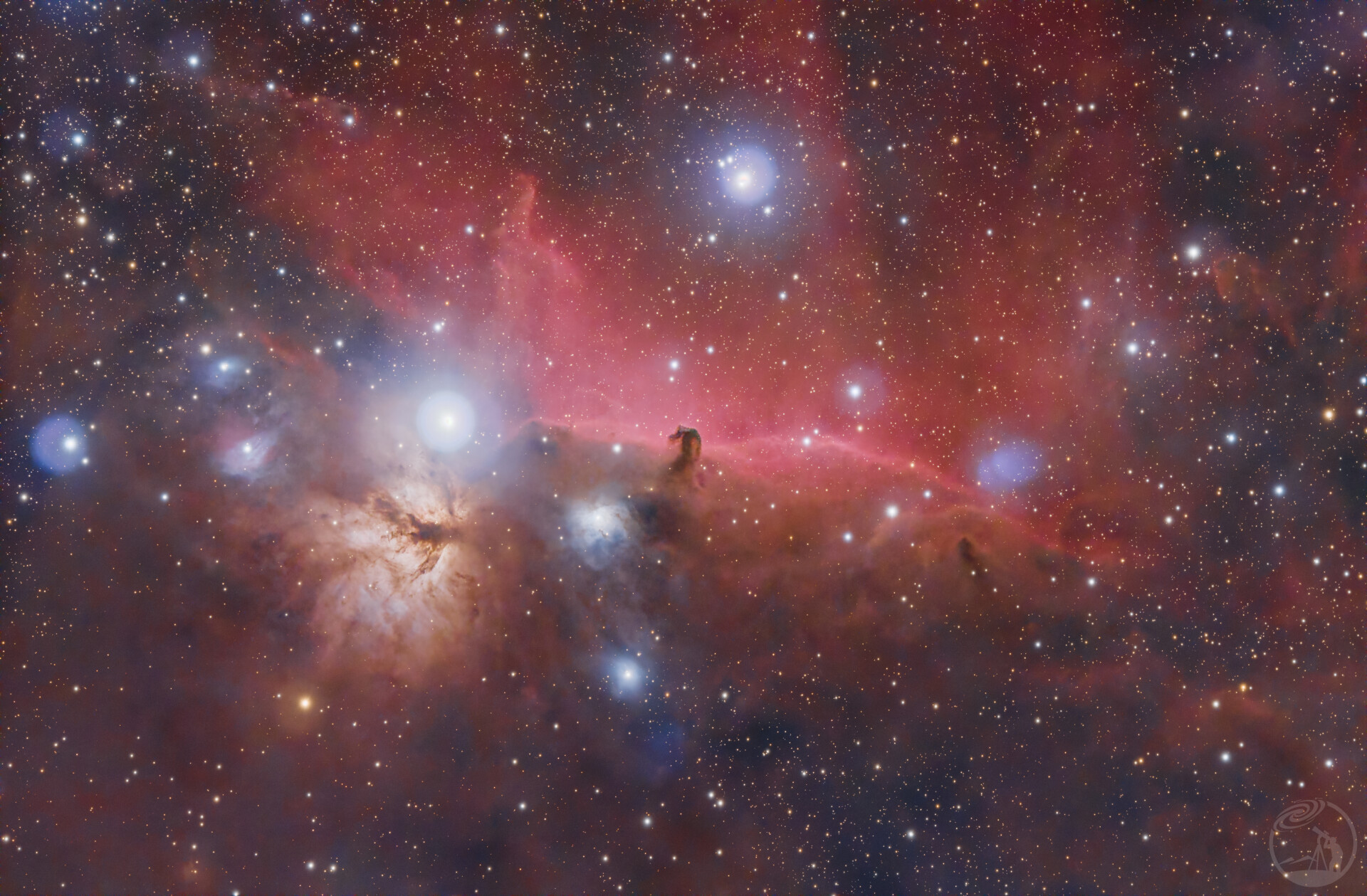 朋友帮忙修的马头