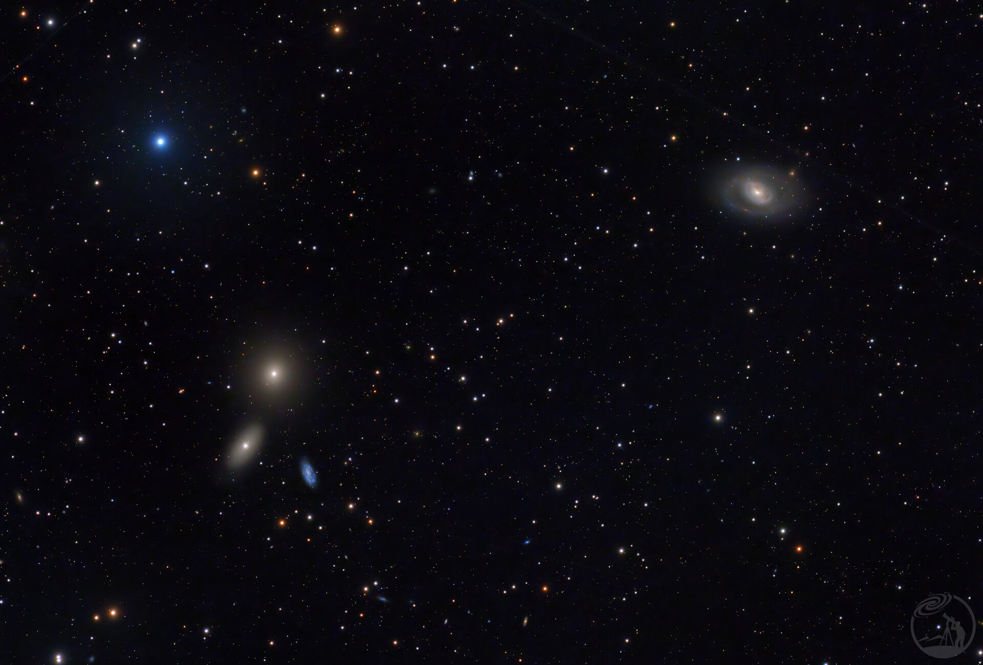 M95 M105 NGC3384 NGC3389 合影