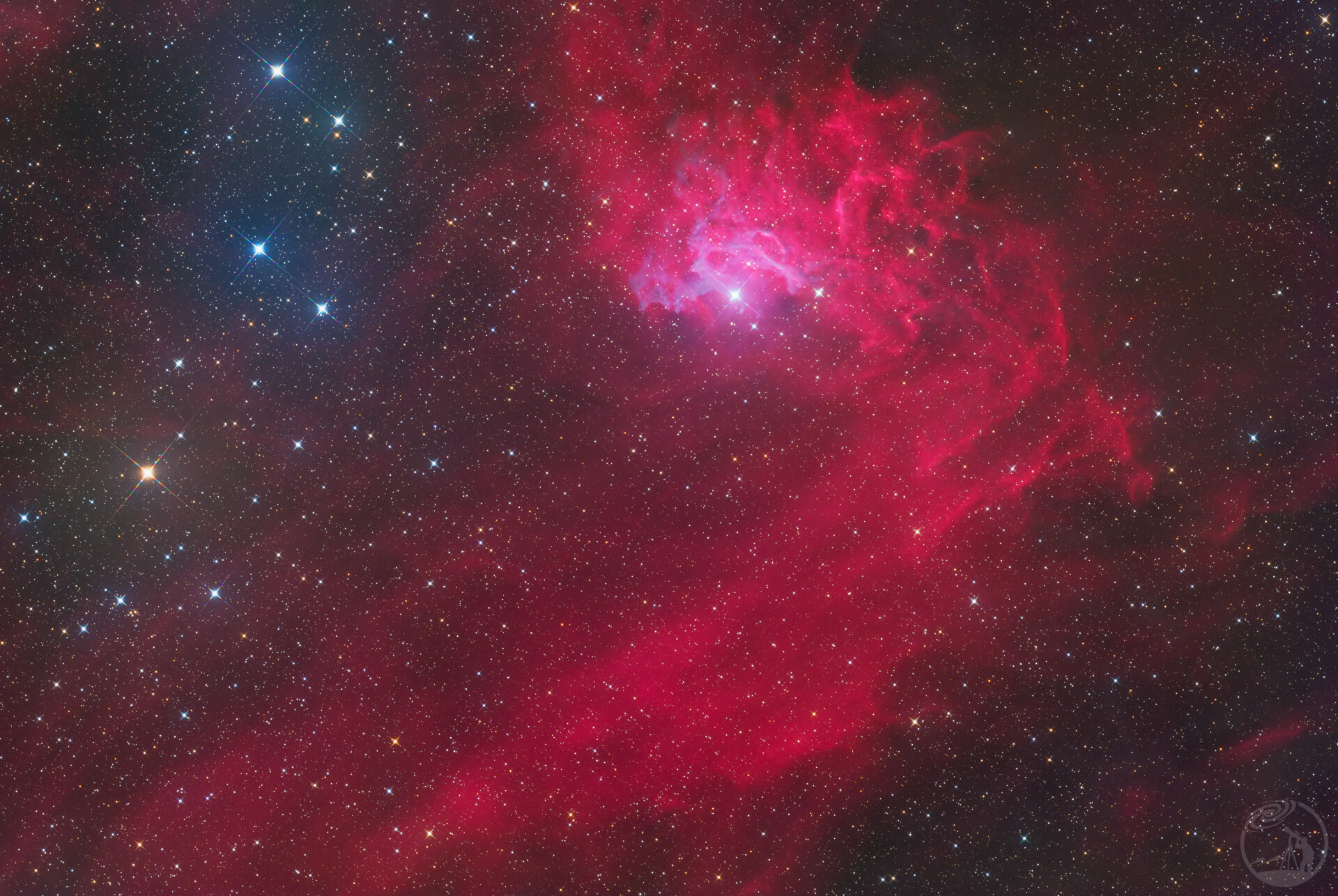 The Flaming Star Nebula