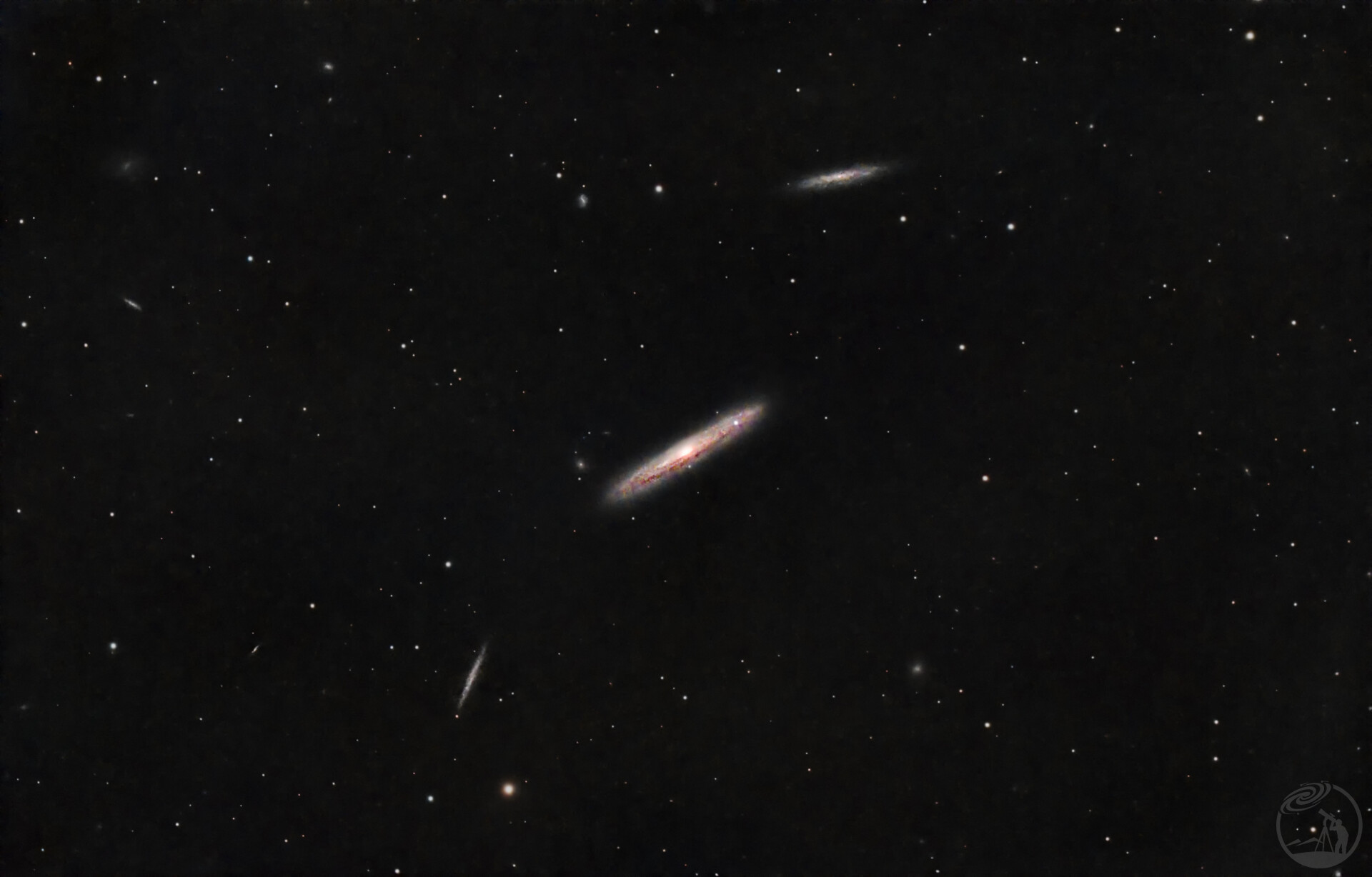 八级光害c8hd拍摄银纹星系里的超新星