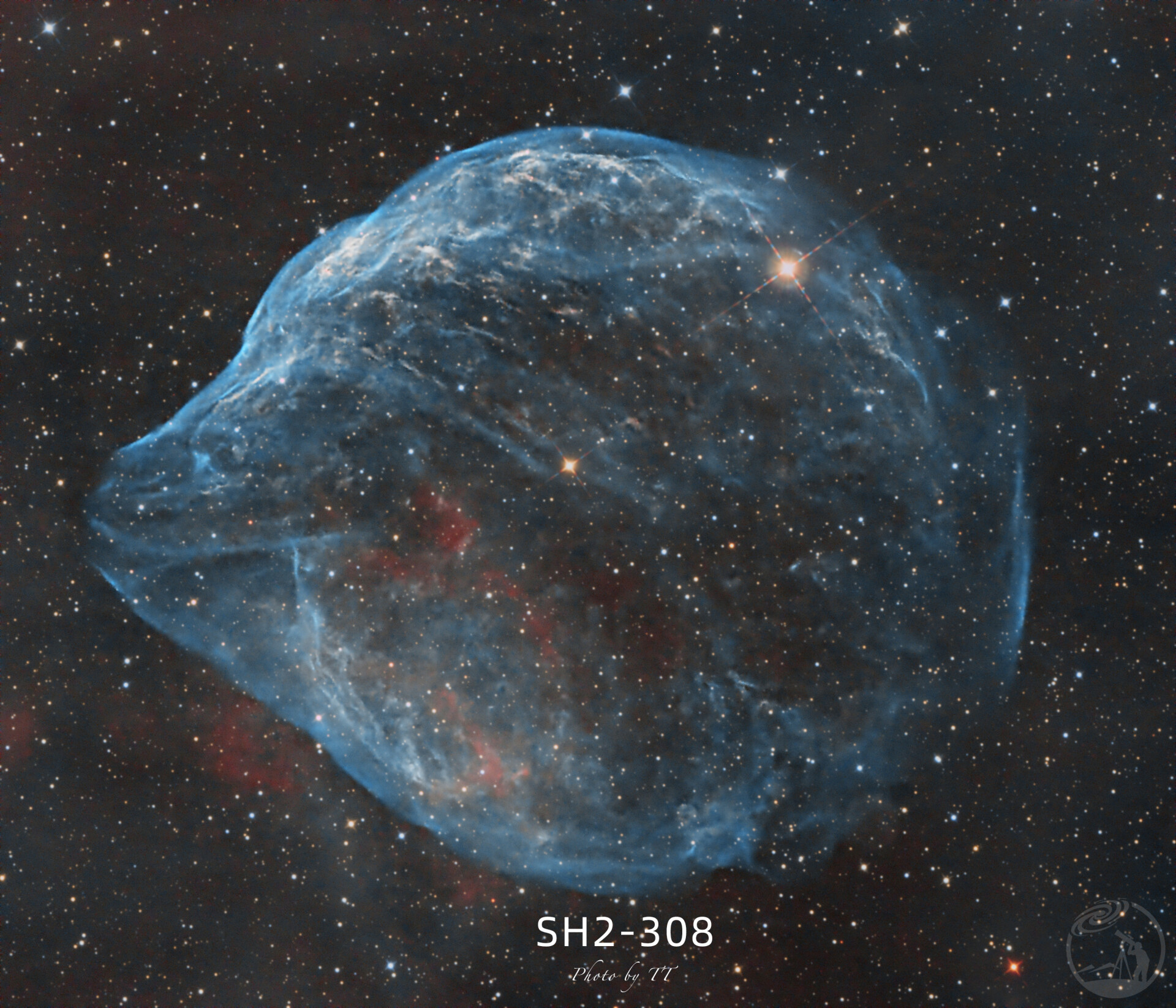 SH2-308海豚头星云