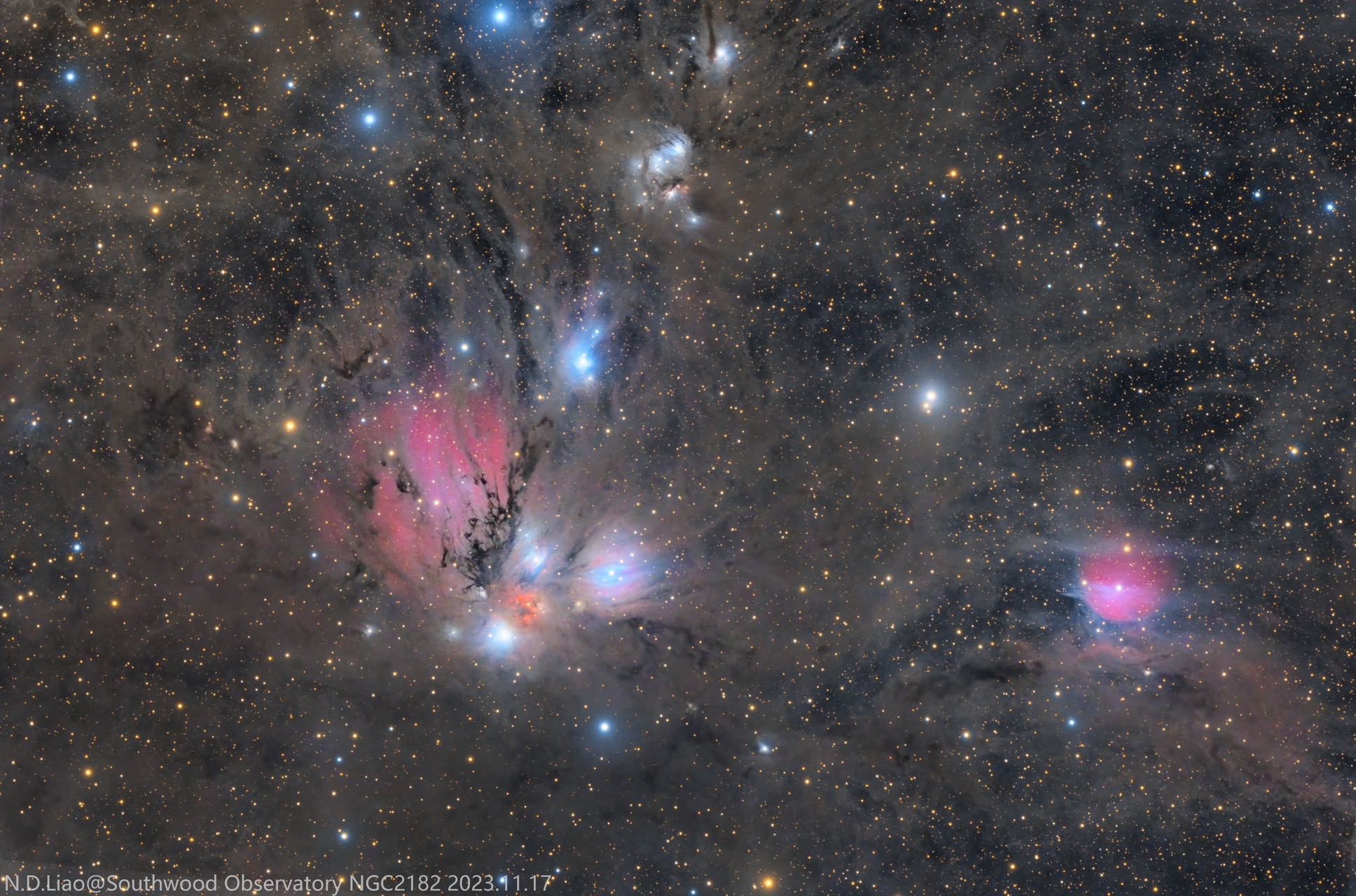 *极品素材*（NGC2182），广东第一峰2级区，总曝光32小时