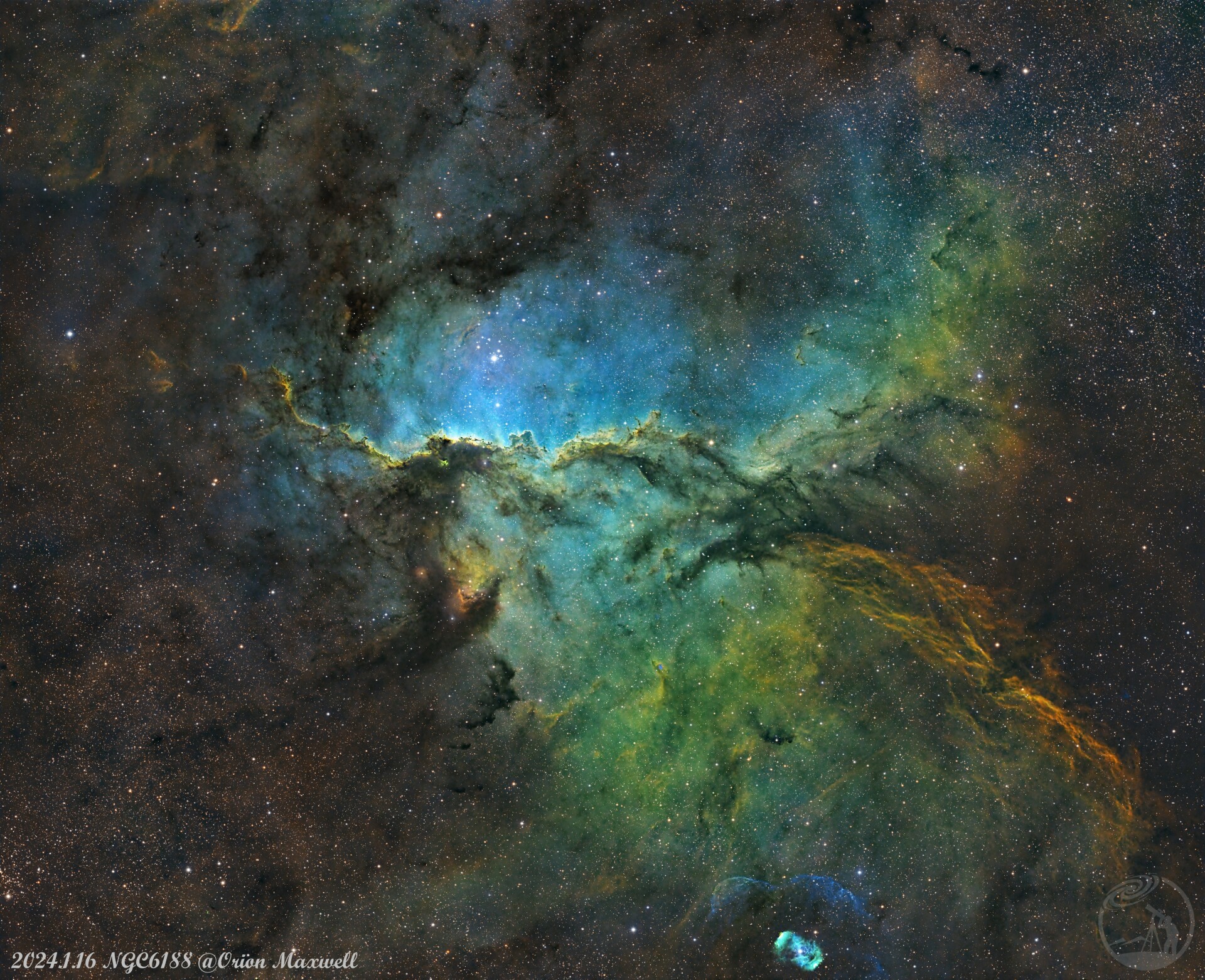 天坛座之龙 NGC6188