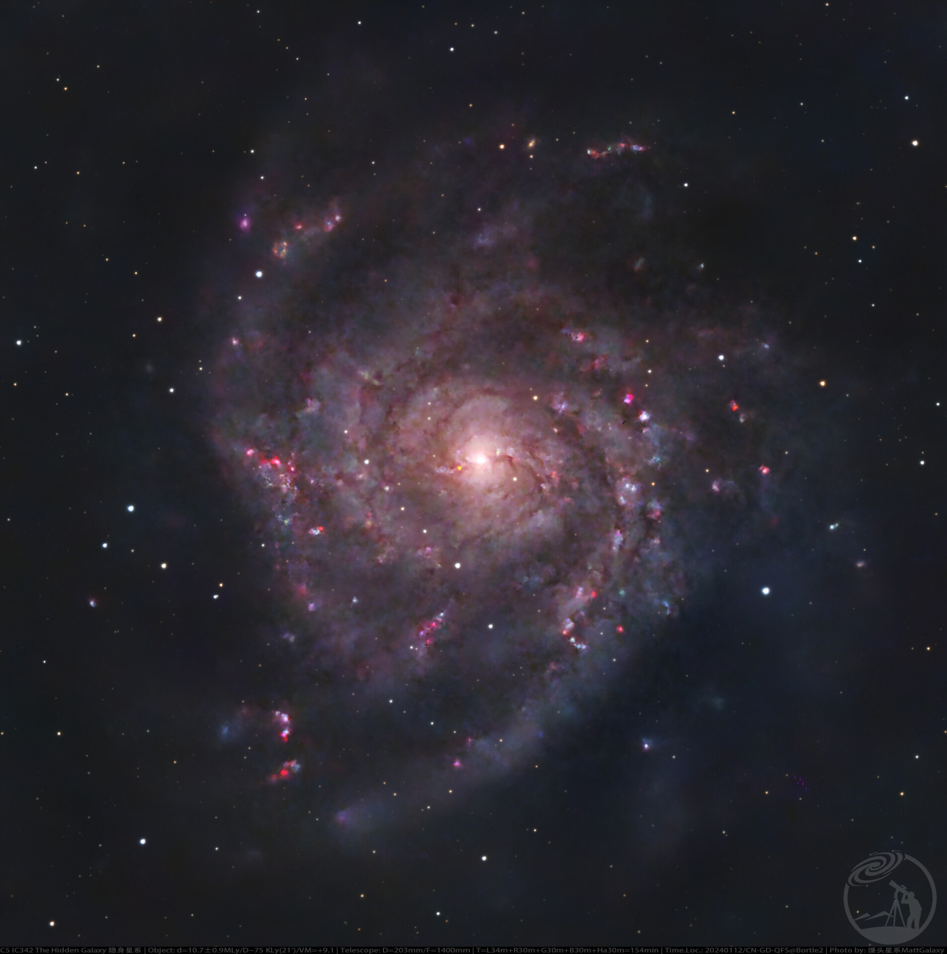 隐身星系 C5 IC342 The Hidden Galaxy