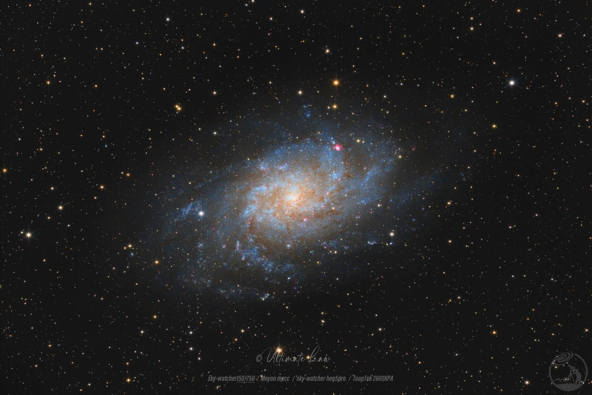 M33三角座星系