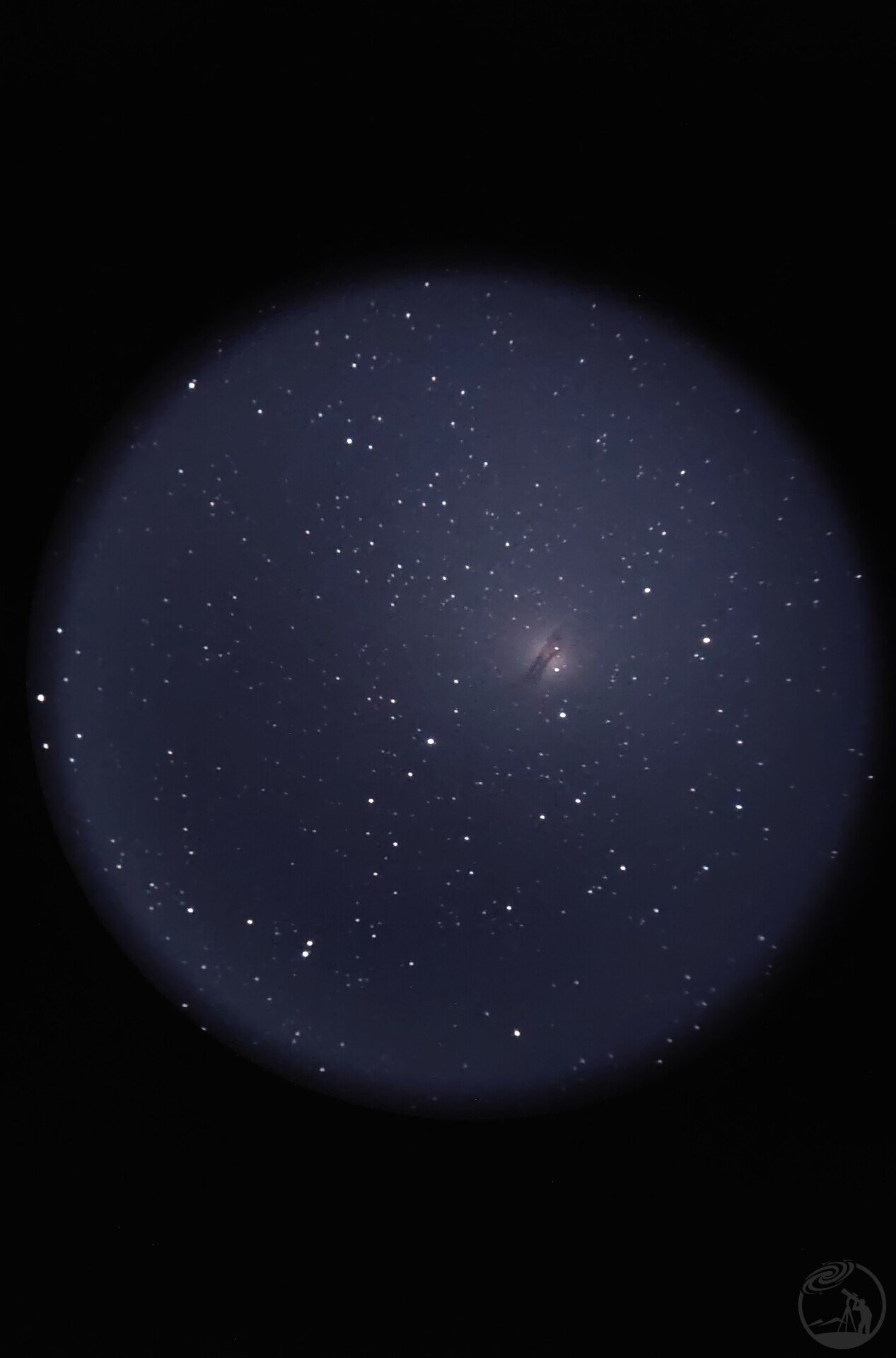 手机里的半人马座A星系（NGC5128）