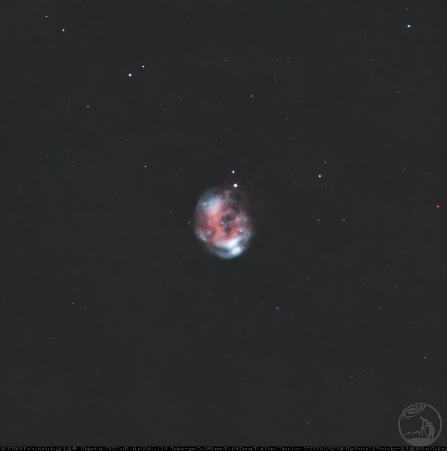 胎儿星云 NGC7008 Fetus Nebula 【九级深空系列】