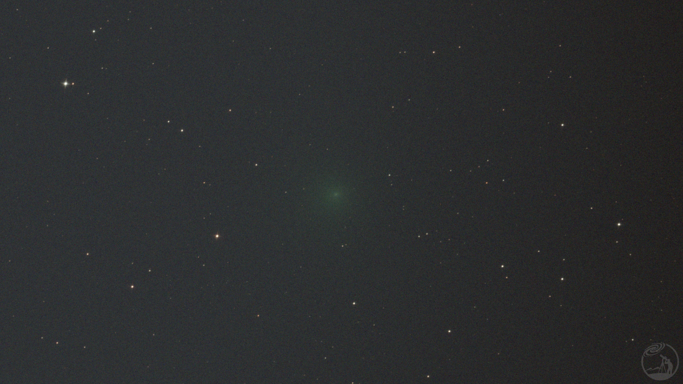 在金牛座中穿行的串田彗星