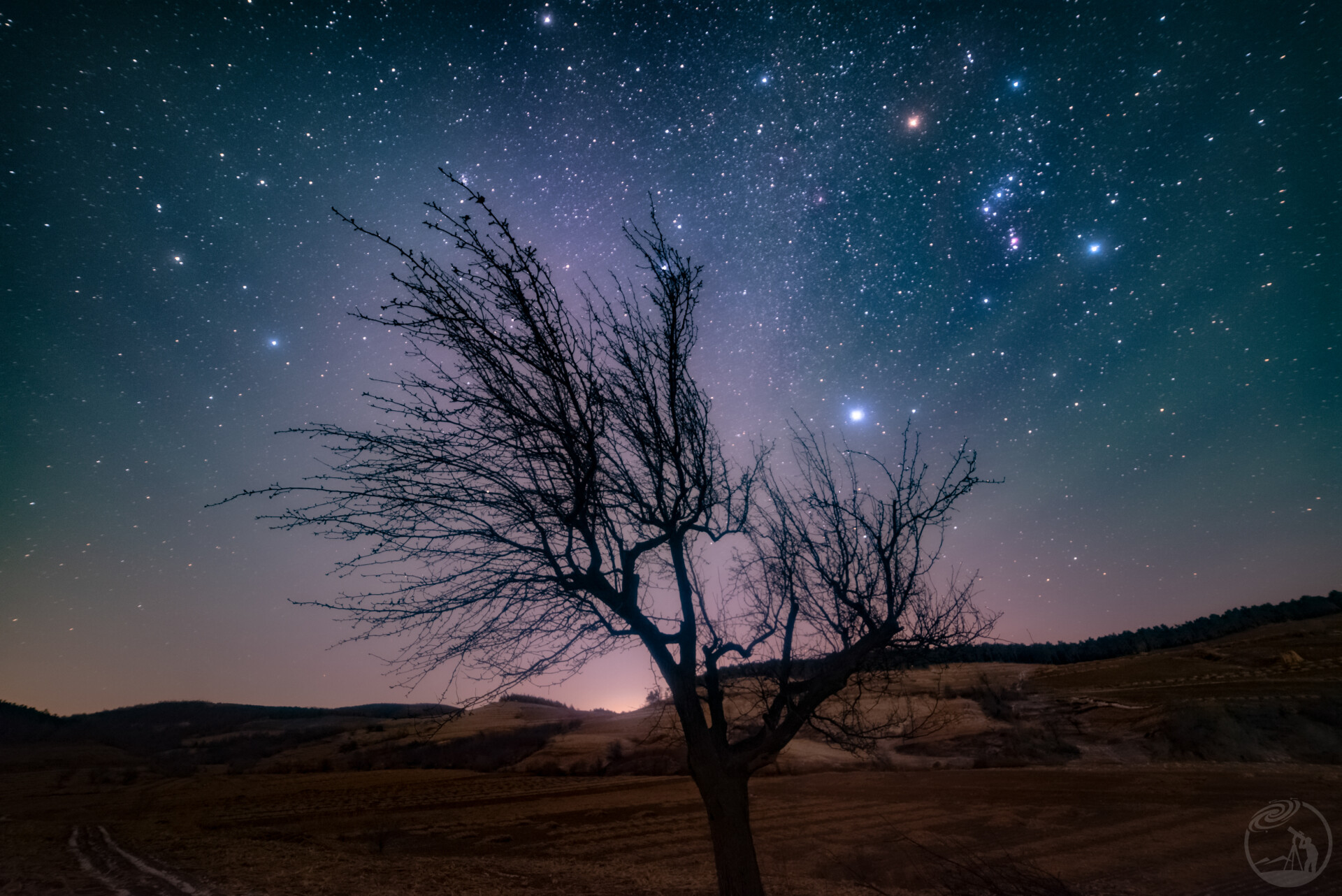 家乡青山村星空