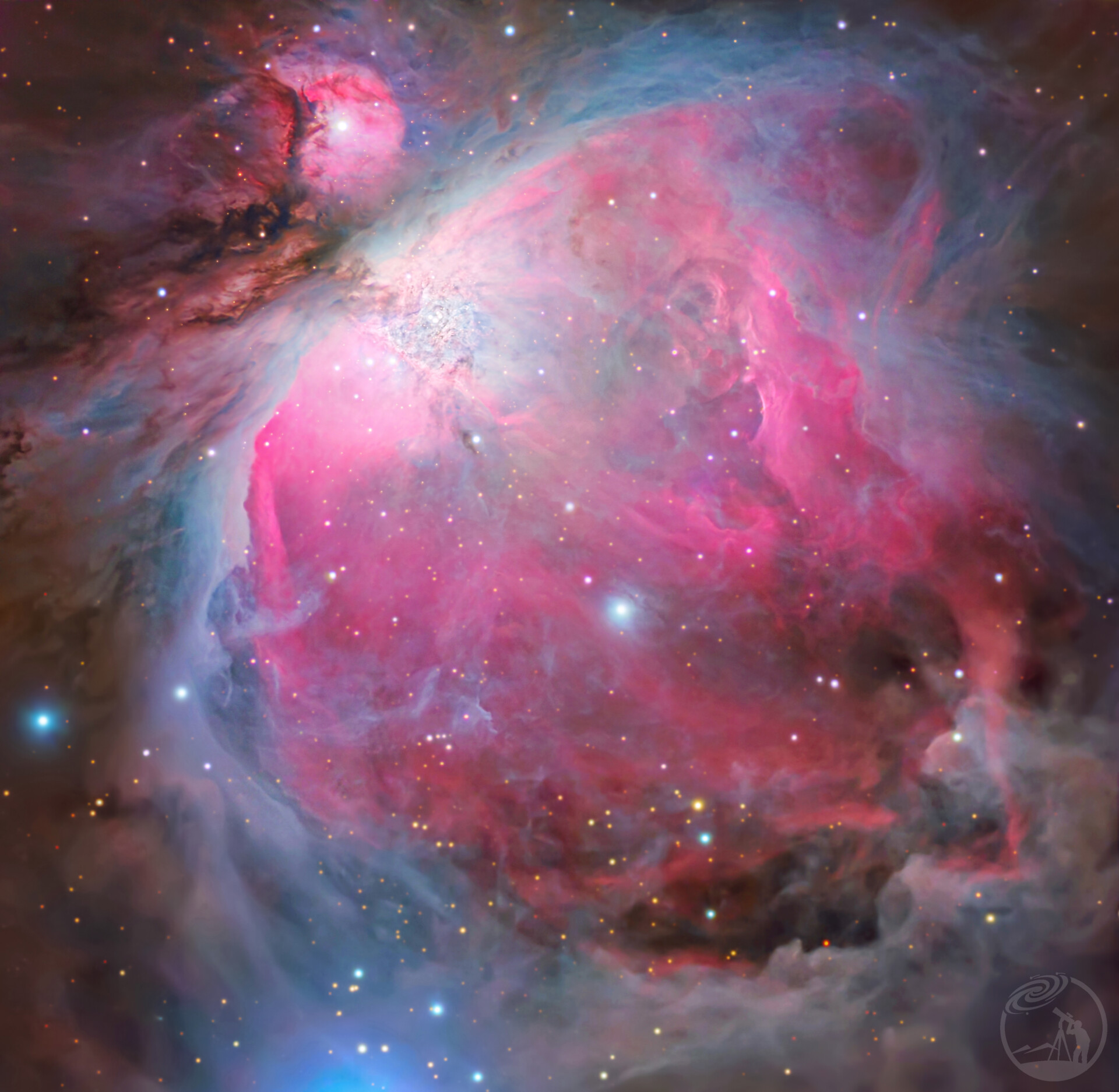 M42猎户座大星云 两张马赛克