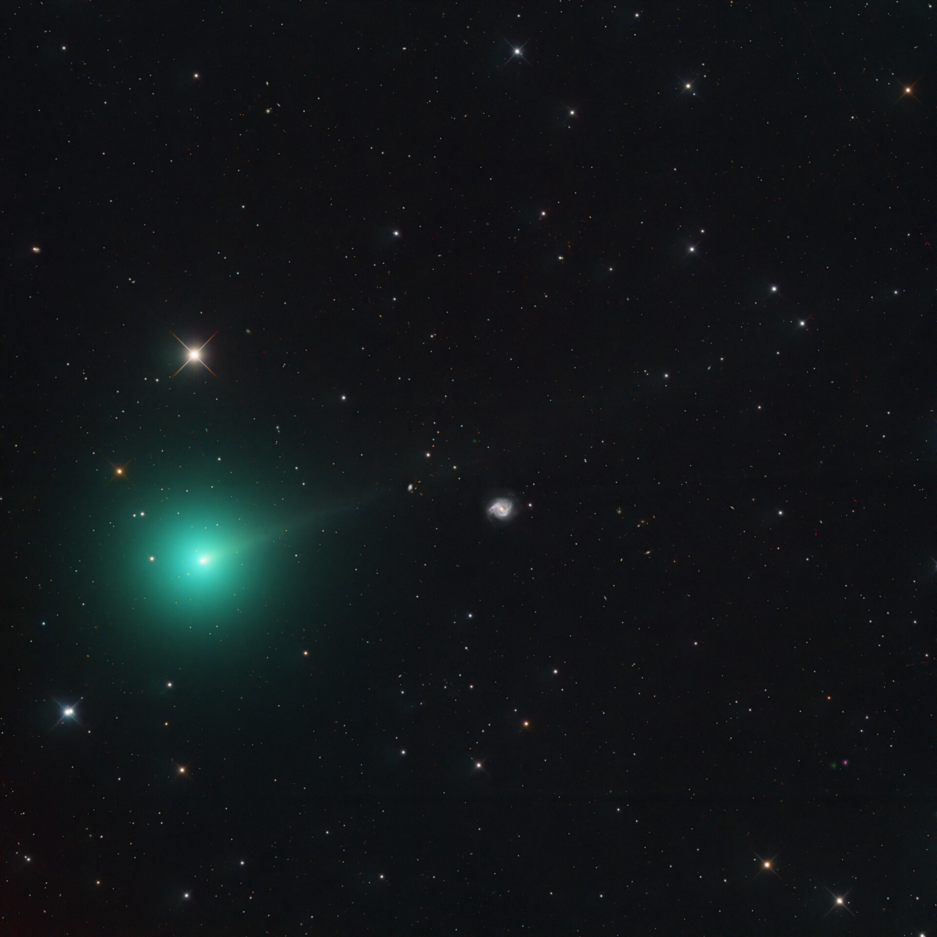 62P彗星路过NGC3485