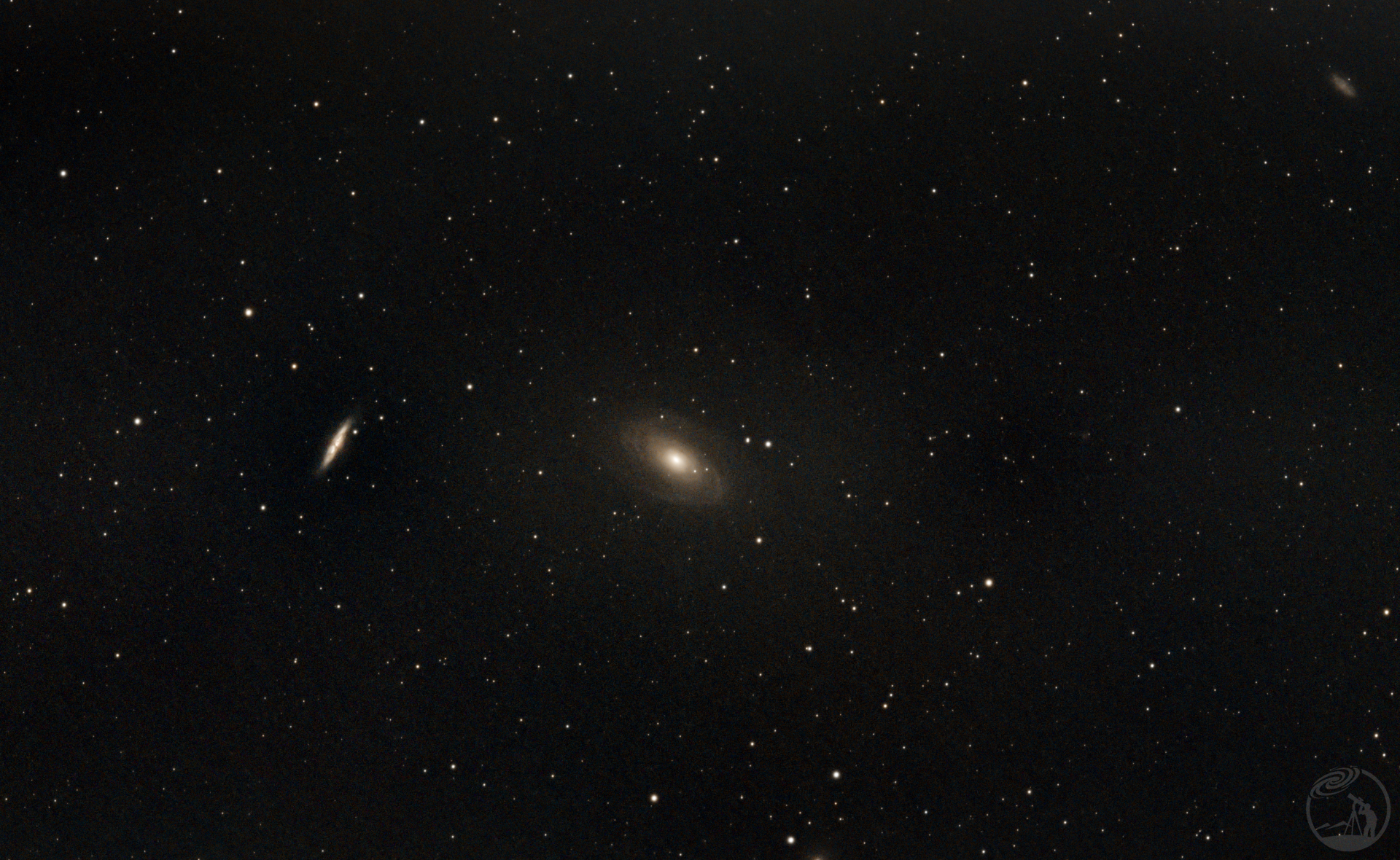 M81波德星系&月亮