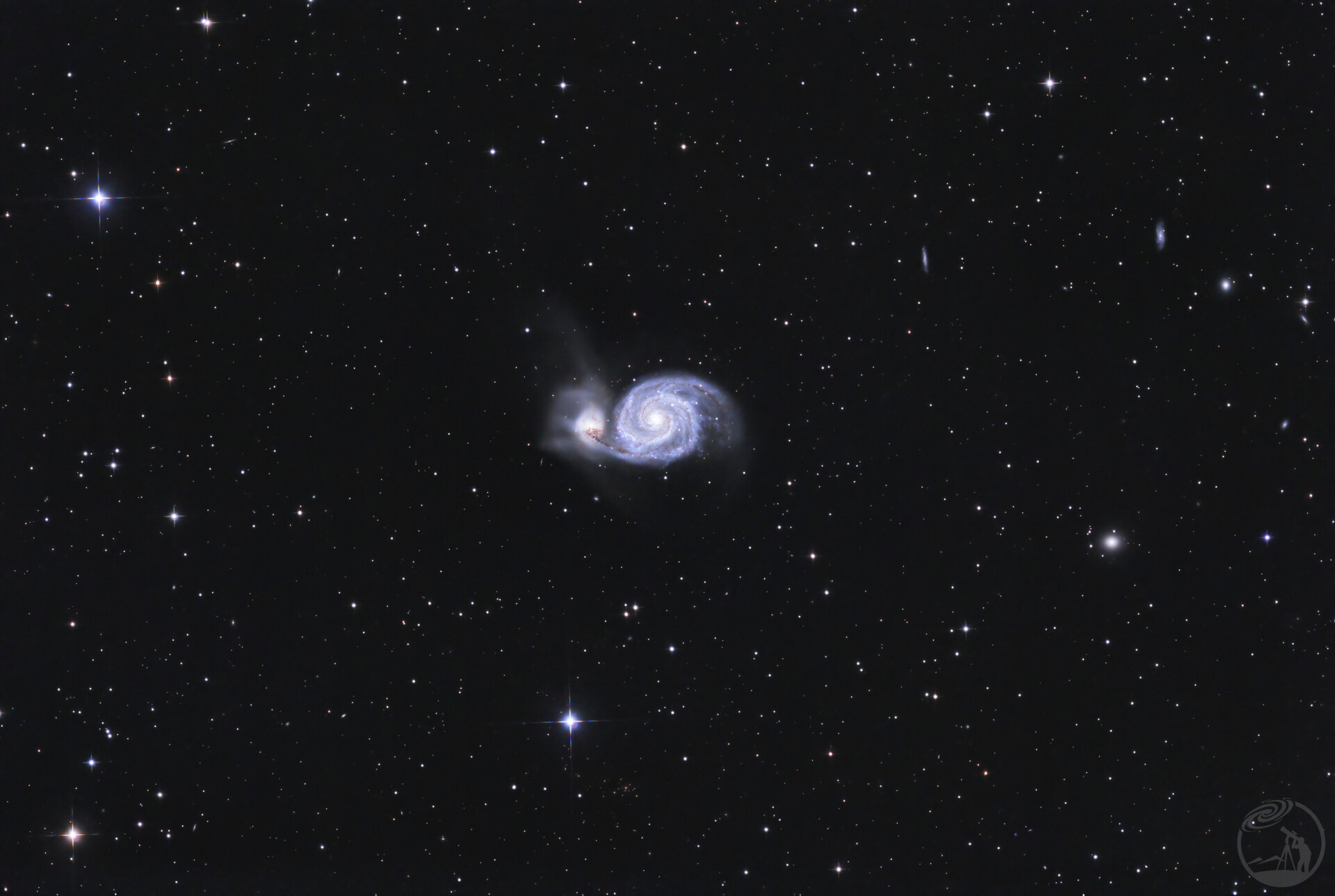 M51，小小的宇宙蜗牛