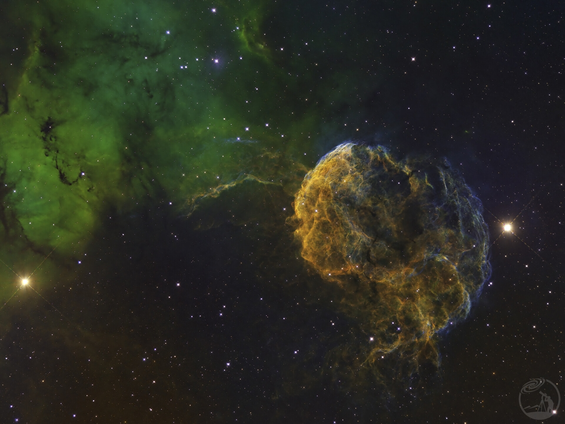 精进中的IC443水母星云