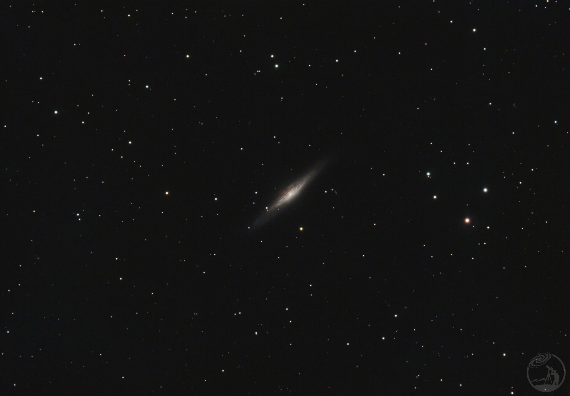 NGC2683飞碟星系 8级环境 127SLT深空