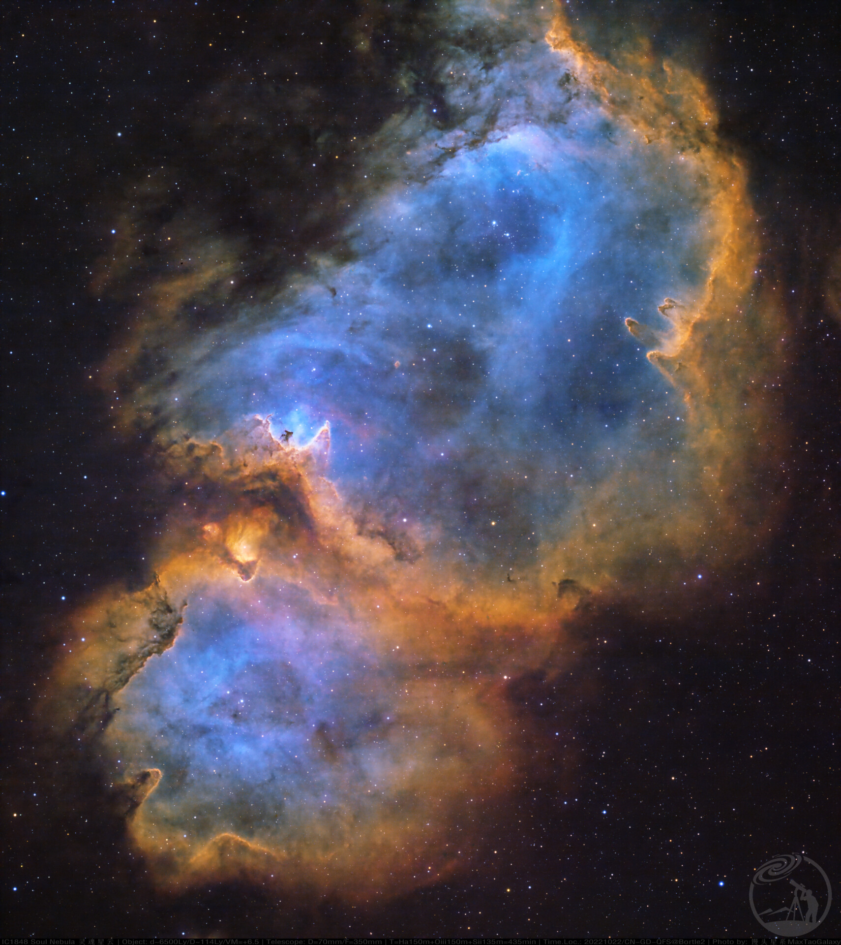 IC1848 灵魂星云  Soul Nebula（V3）