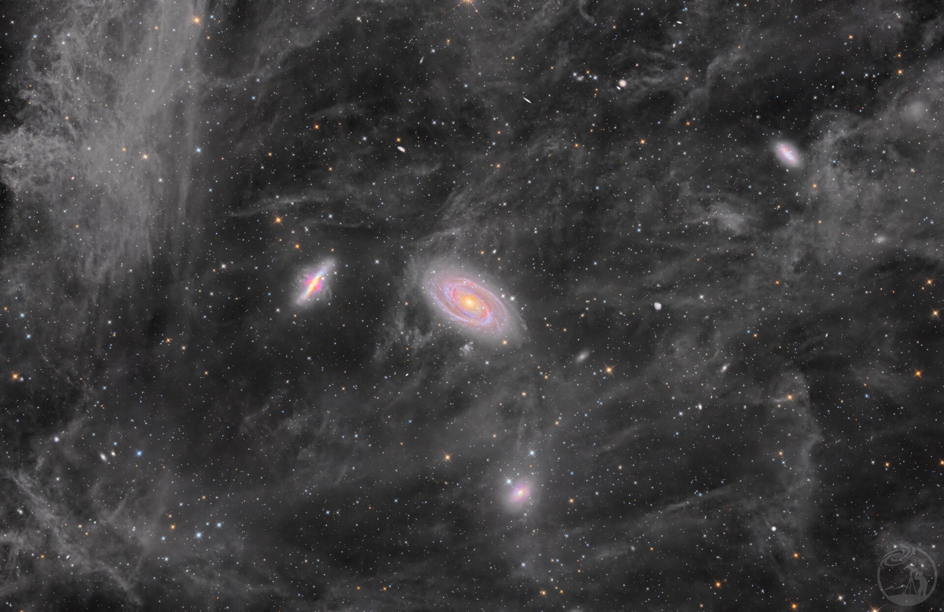 M81M82/共耀星云与星系舞动
