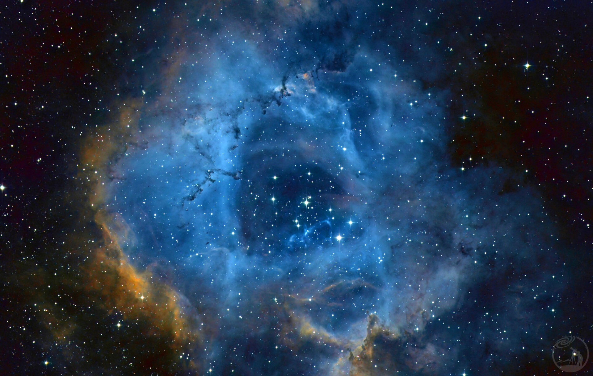 双窄伪哈勃色玫瑰星云