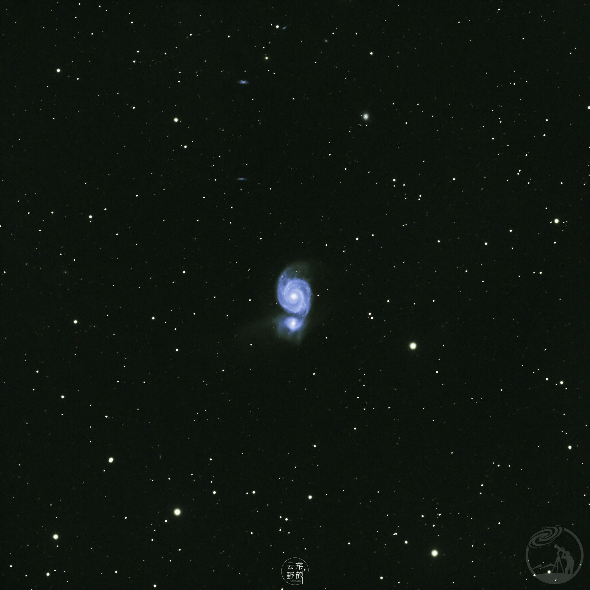 舞动的精灵 M51&NGC5195