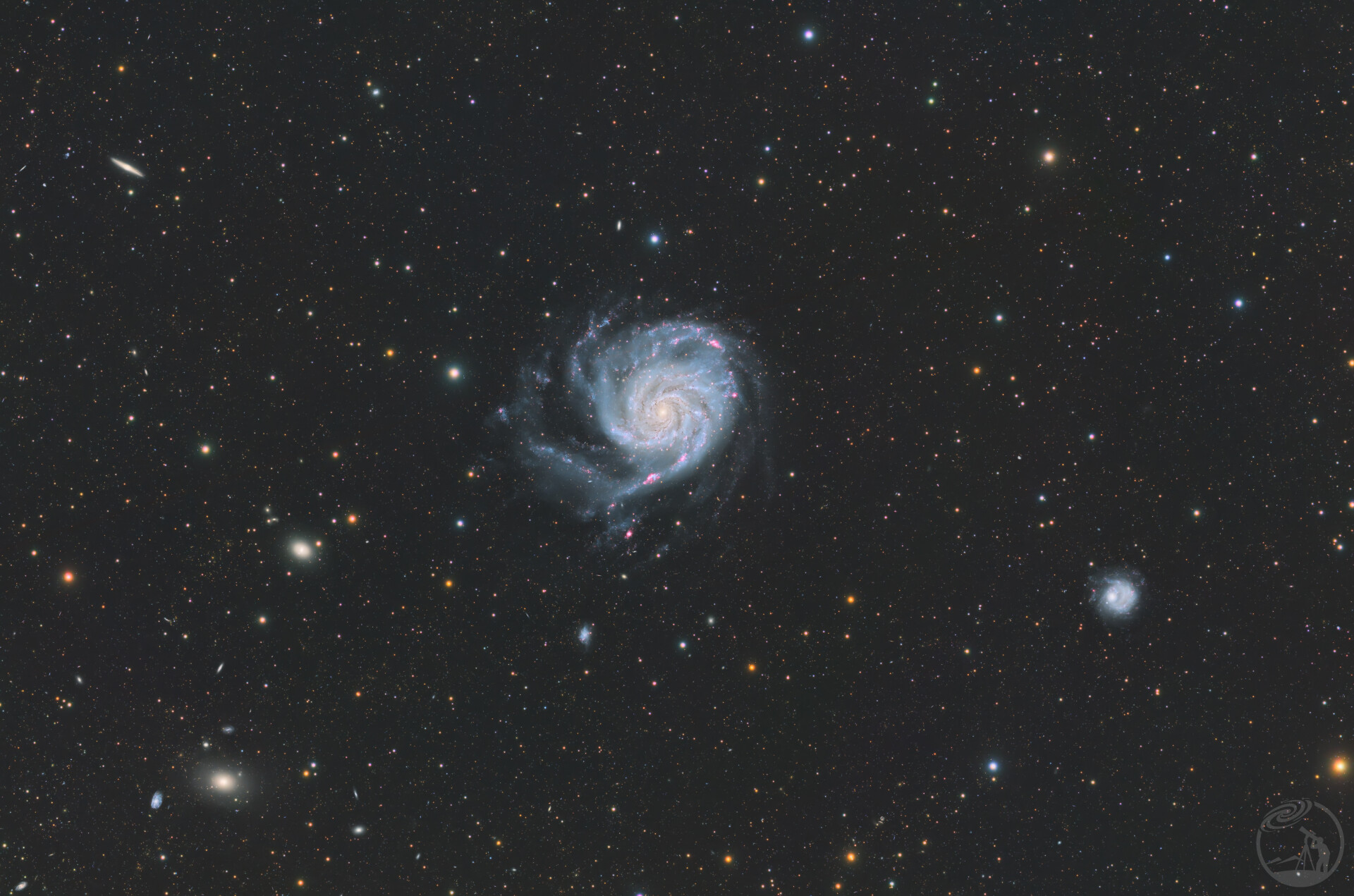 M101及周边星系