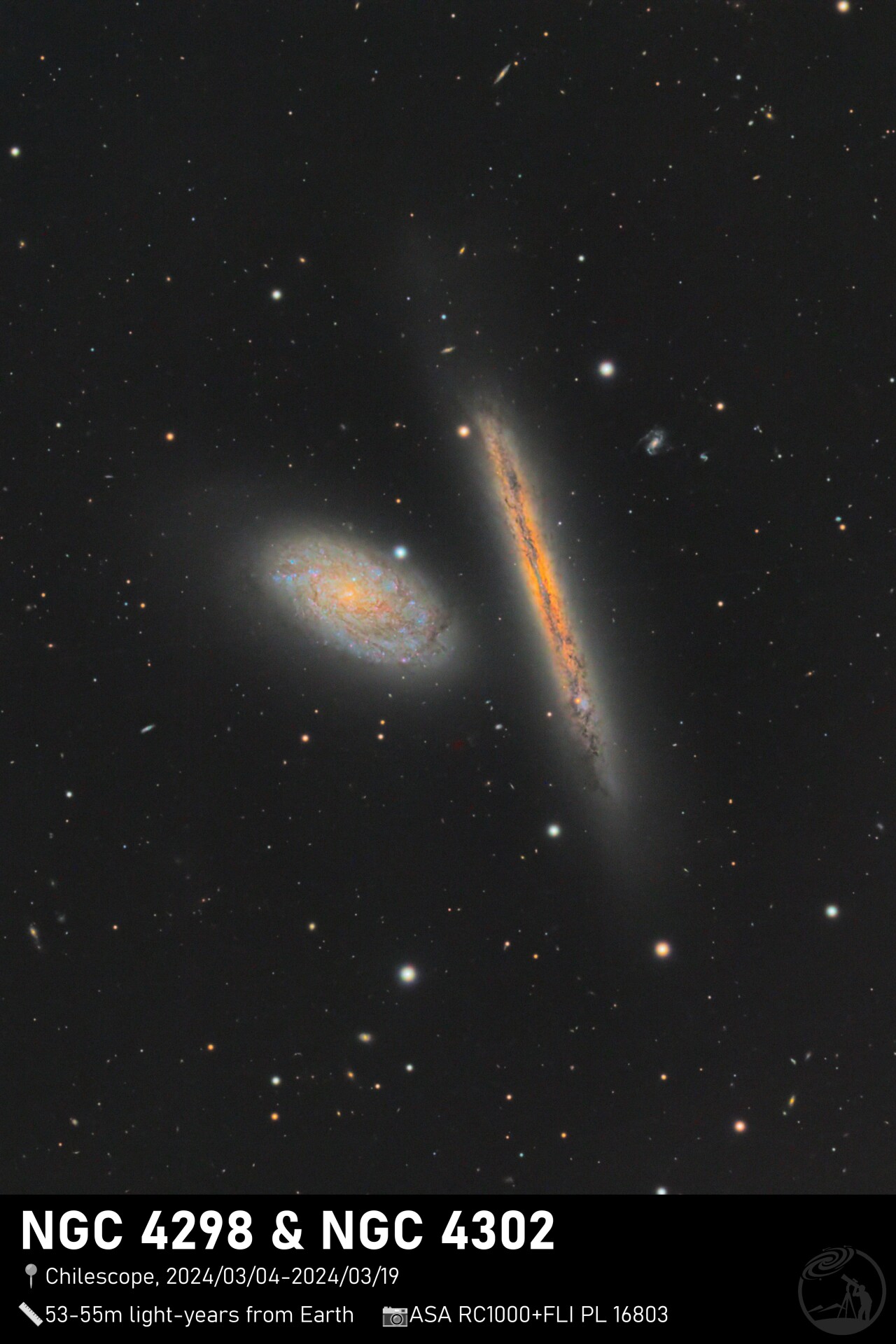 NGC 4298 & NGC 4302