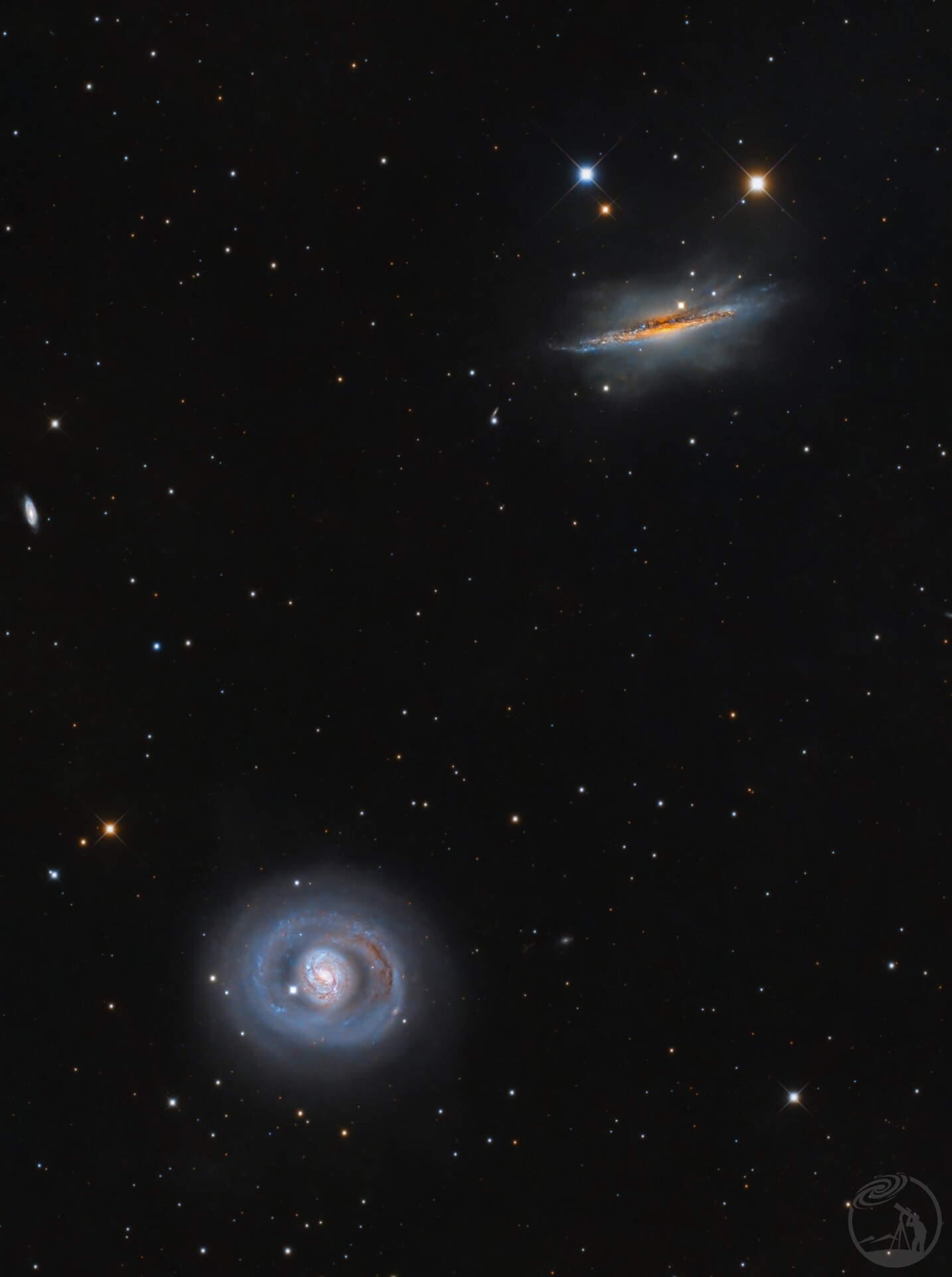 NGC1068与NGC1055