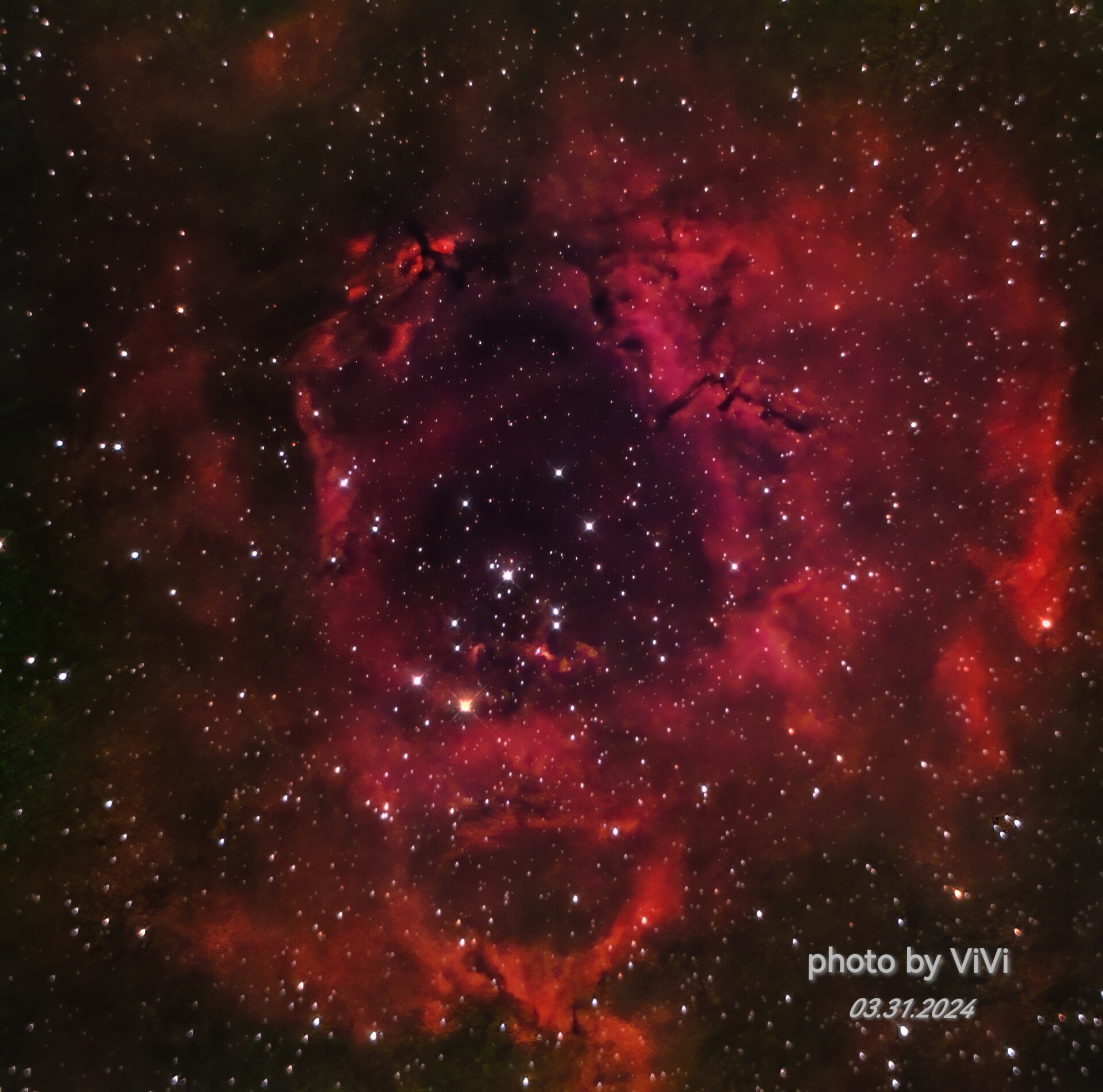 NGC2237玫瑰星云，南京求拉打野群