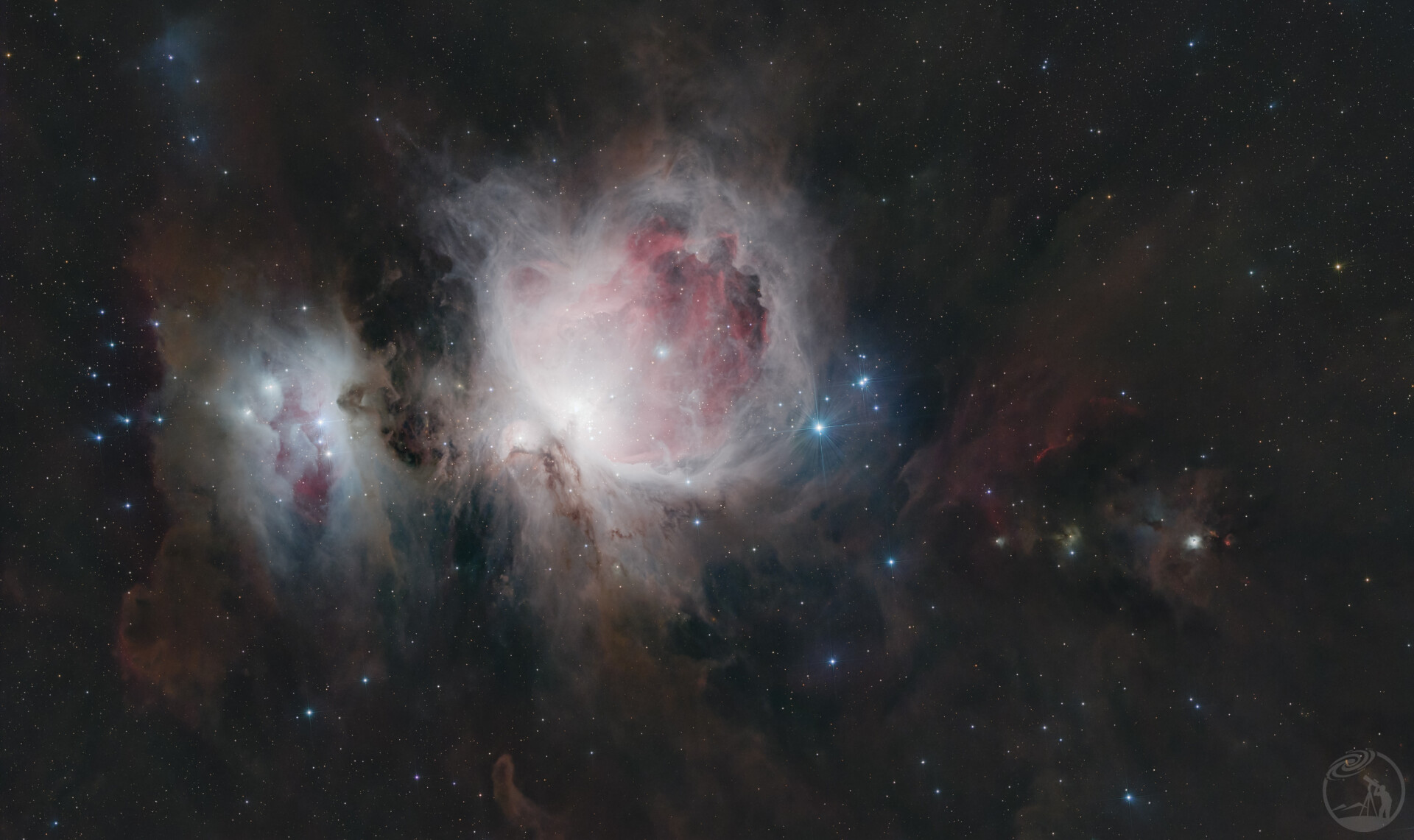 M42 NGC1999(锁眼）及周围尘埃